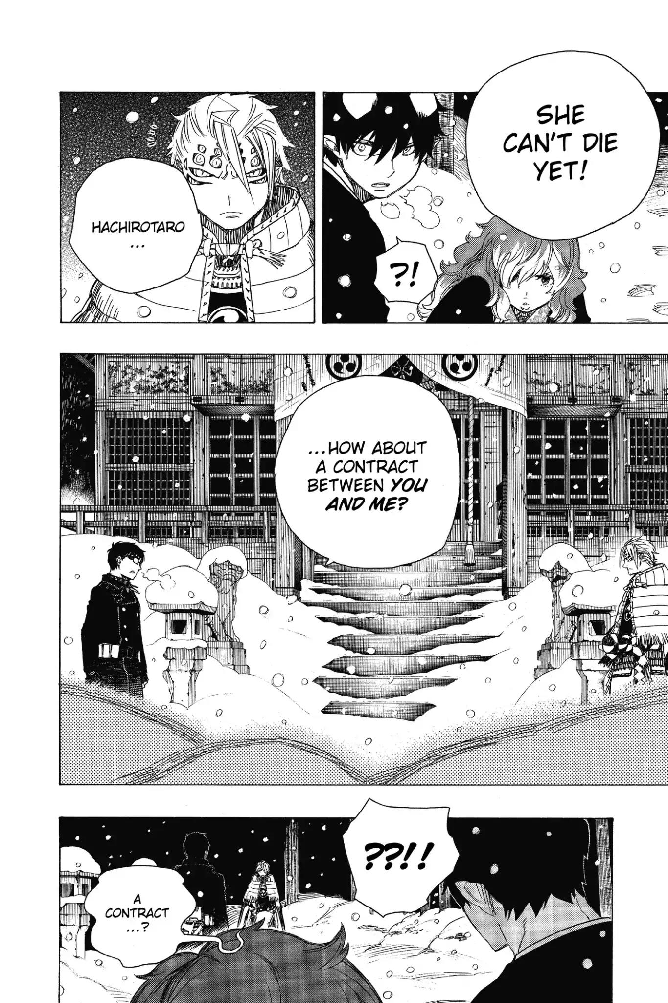 Ao no Exorcist Chapter 77 page 12 - Chapter 77: It's All Right If I Don't Go Back