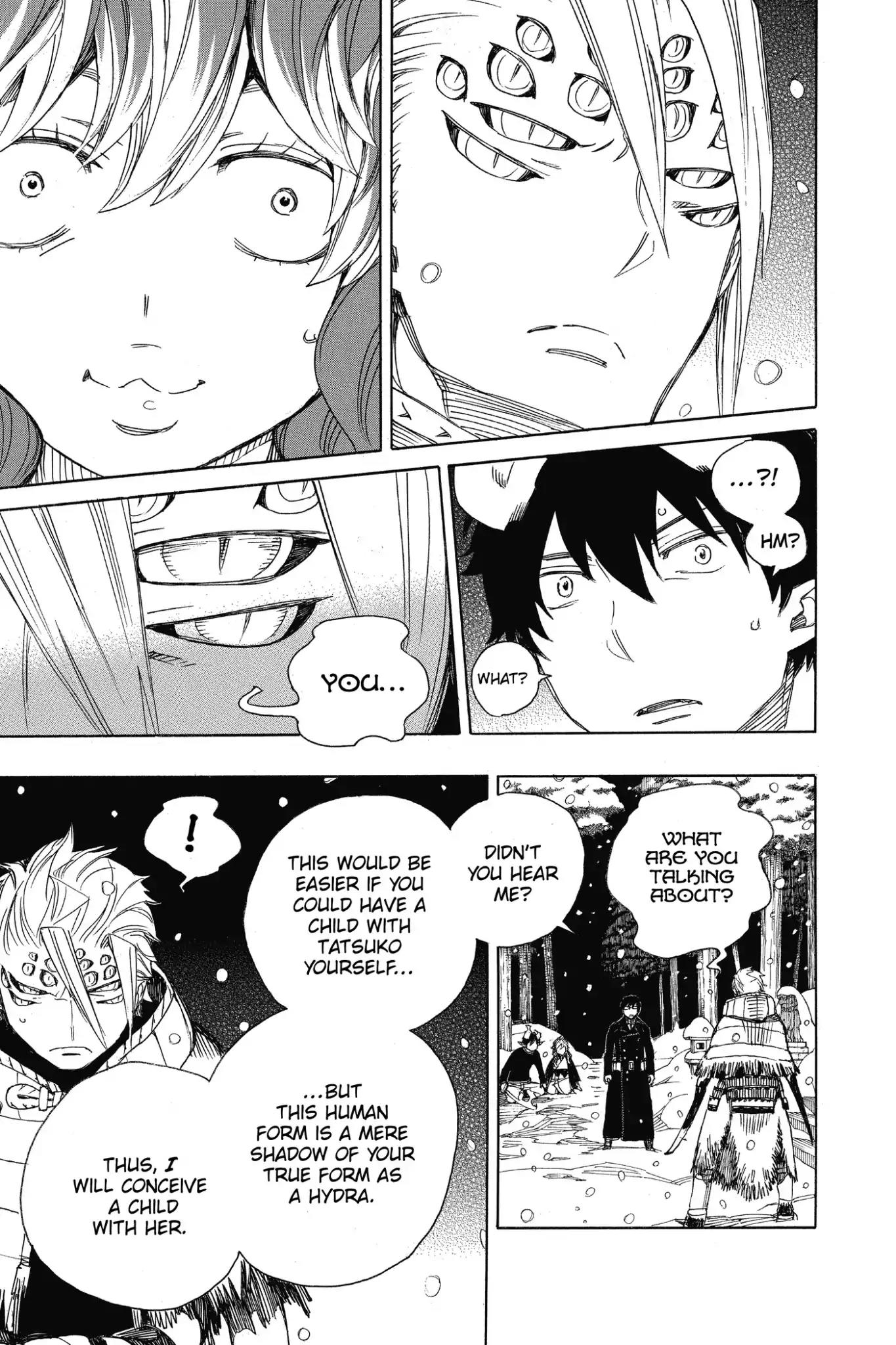 Ao no Exorcist Chapter 77 page 15 - Chapter 77: It's All Right If I Don't Go Back