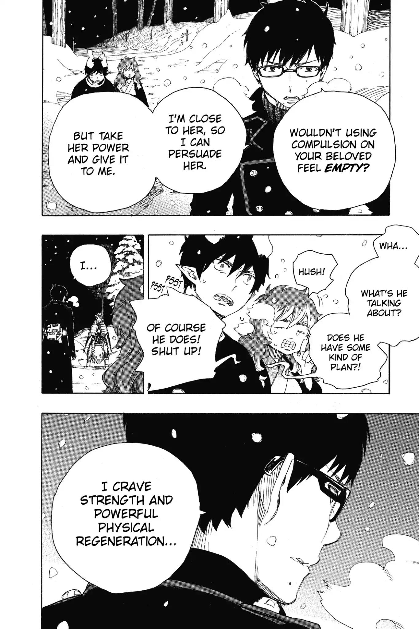 Ao no Exorcist Chapter 77 page 16 - Chapter 77: It's All Right If I Don't Go Back
