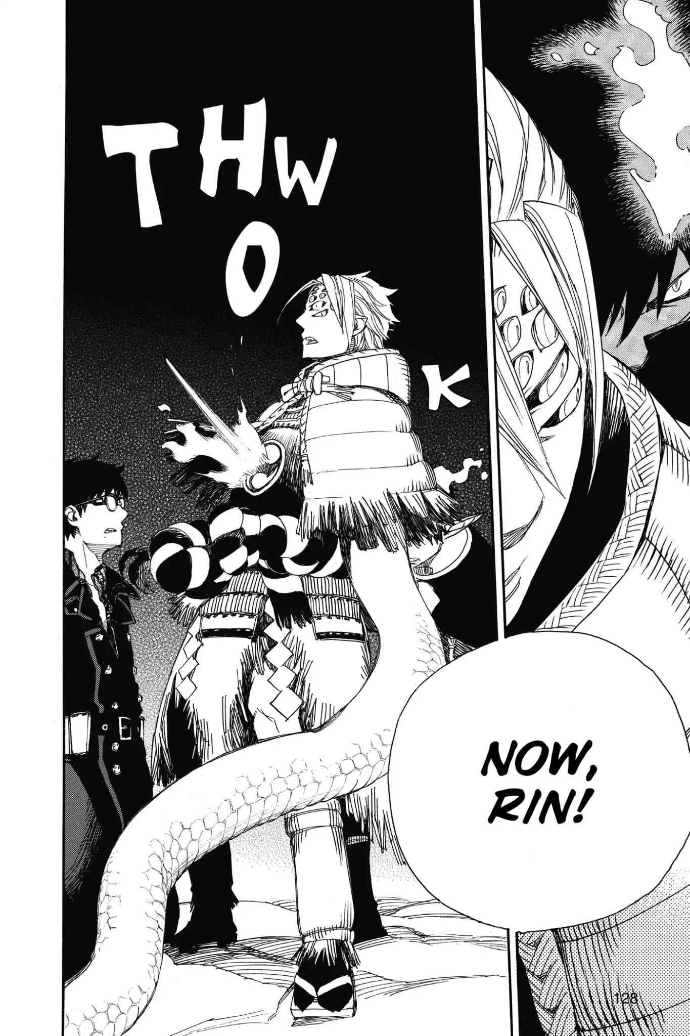 Ao no Exorcist Chapter 77 page 28 - Chapter 77: It's All Right If I Don't Go Back