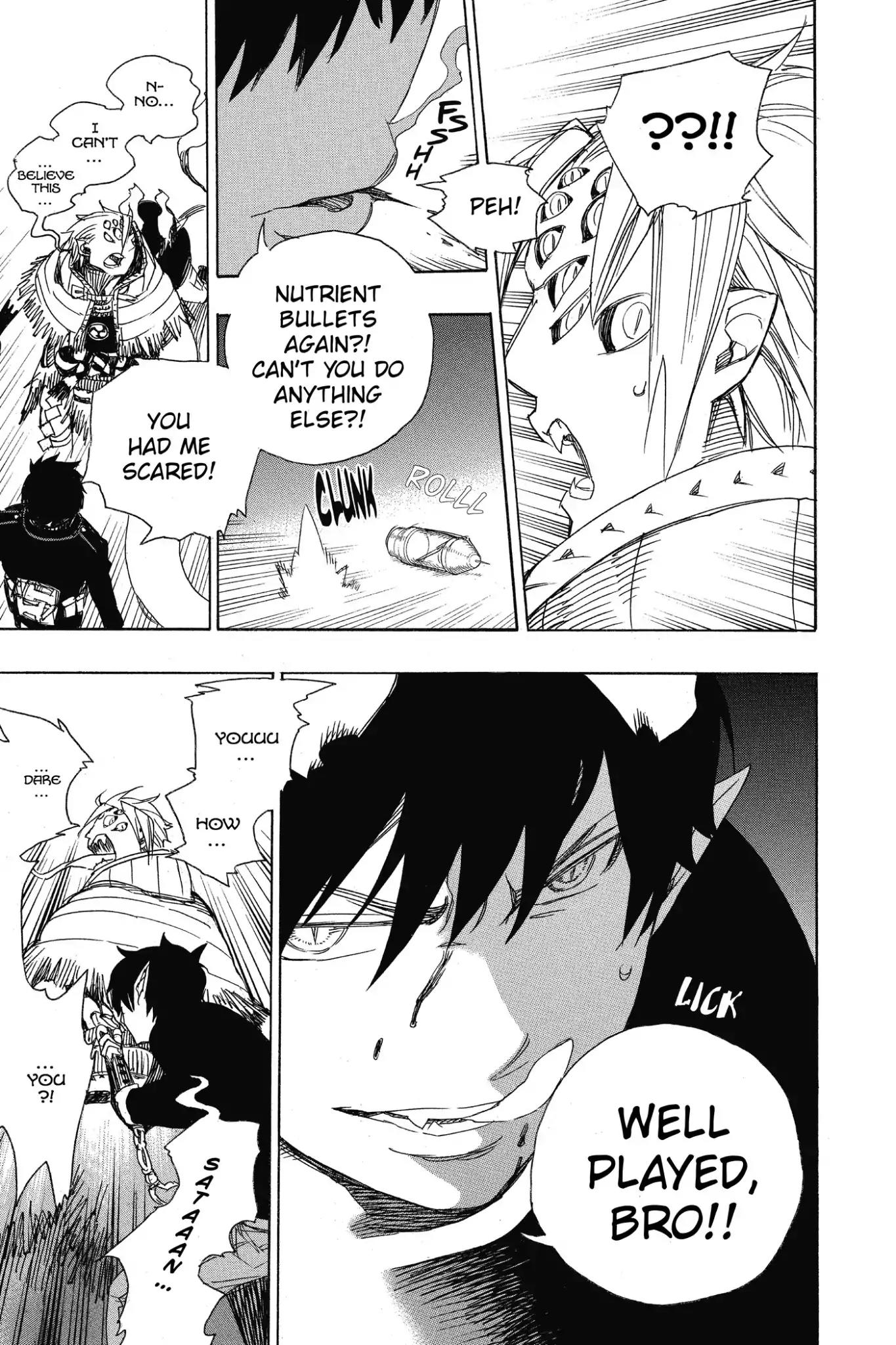 Ao no Exorcist Chapter 77 page 29 - Chapter 77: It's All Right If I Don't Go Back