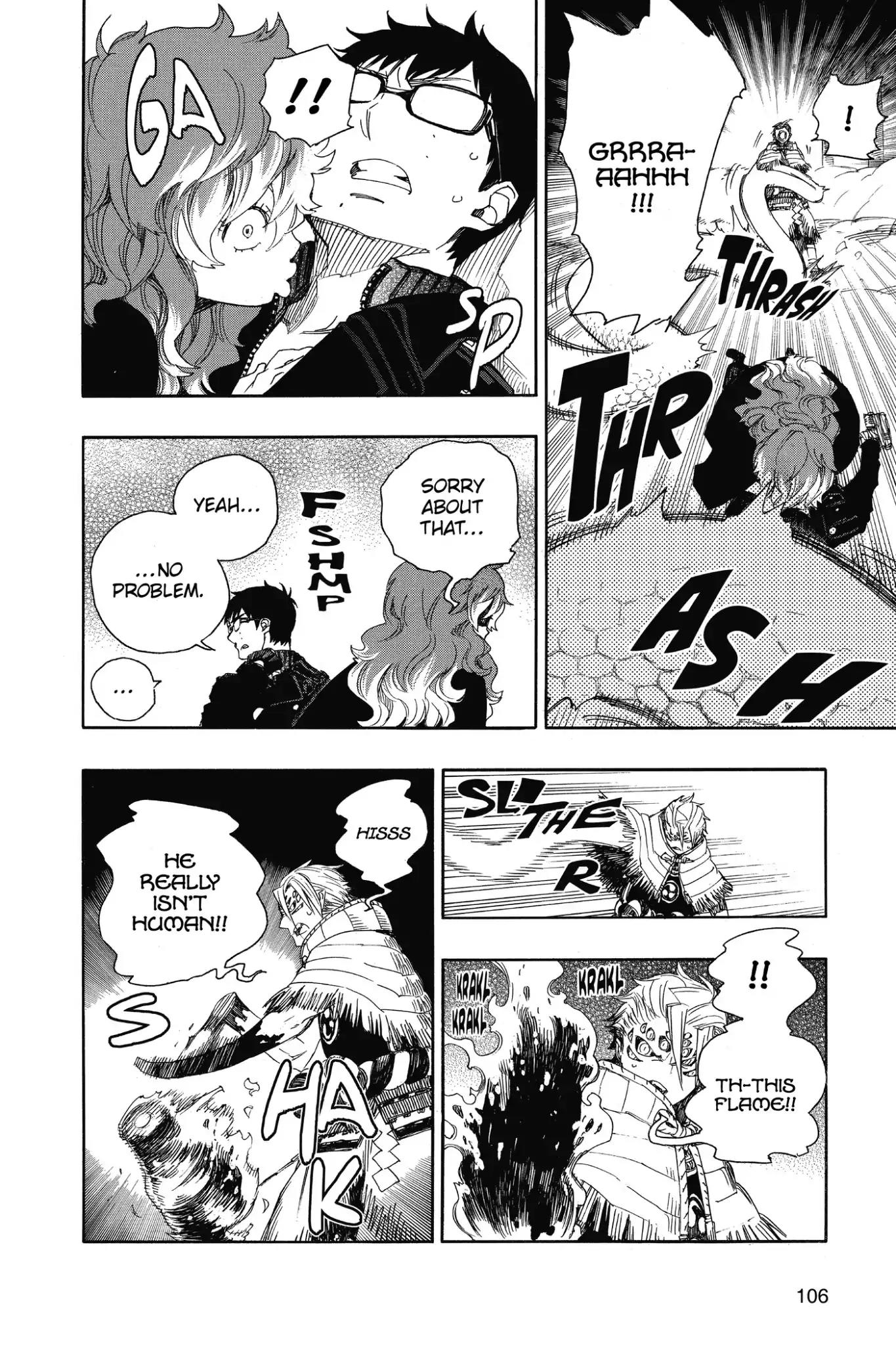 Ao no Exorcist Chapter 77 page 6 - Chapter 77: It's All Right If I Don't Go Back