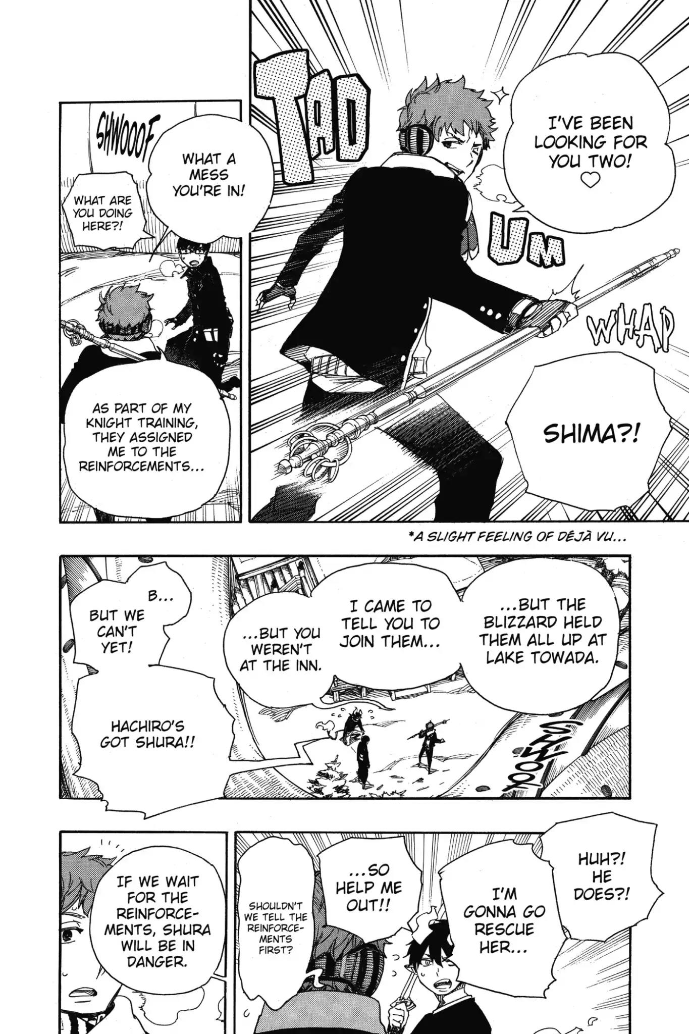 Ao no Exorcist Chapter 78 page 11 - Chapter 78: As If Begging for Tears