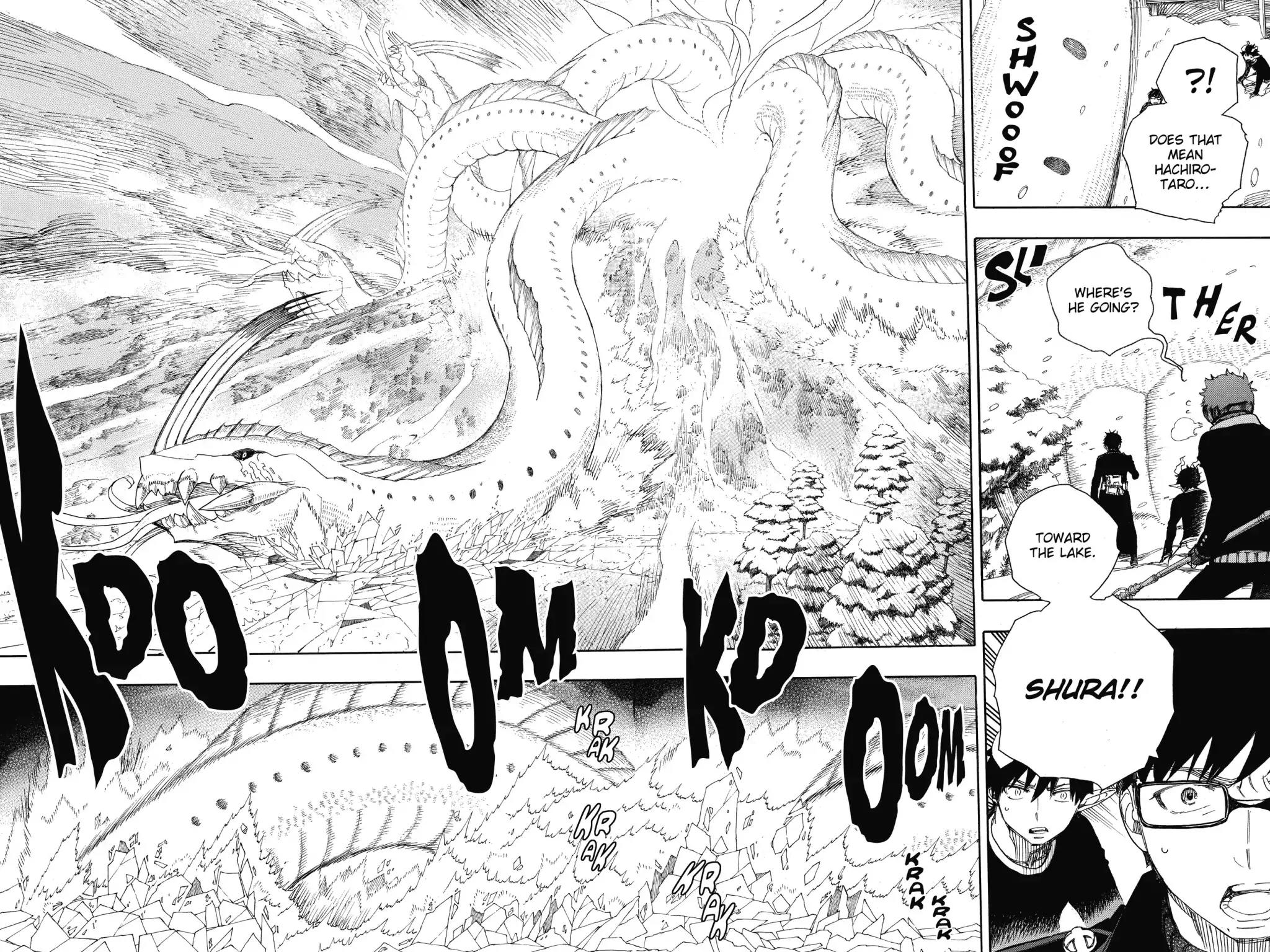 Ao no Exorcist Chapter 78 page 15 - Chapter 78: As If Begging for Tears