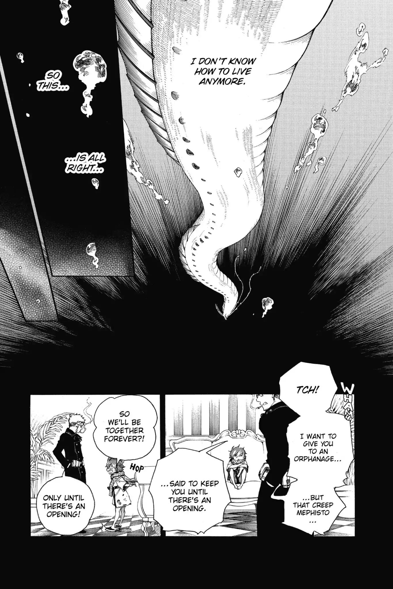 Ao no Exorcist Chapter 78 page 17 - Chapter 78: As If Begging for Tears