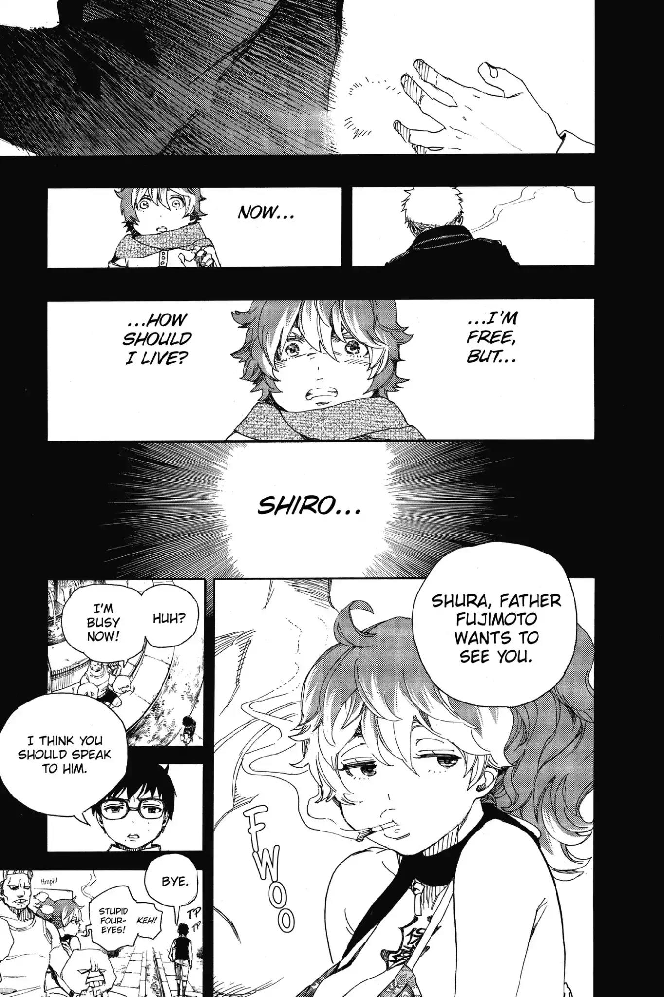 Ao no Exorcist Chapter 78 page 19 - Chapter 78: As If Begging for Tears