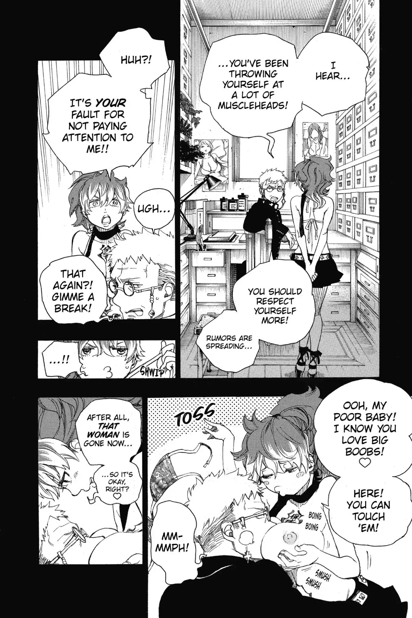 Ao no Exorcist Chapter 78 page 20 - Chapter 78: As If Begging for Tears