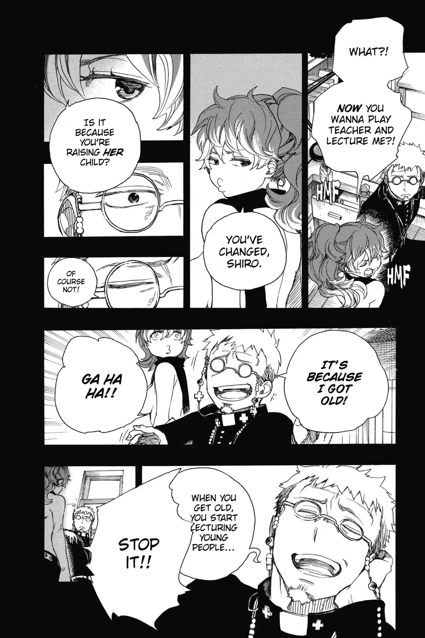 Ao no Exorcist Chapter 78 page 22 - Chapter 78: As If Begging for Tears