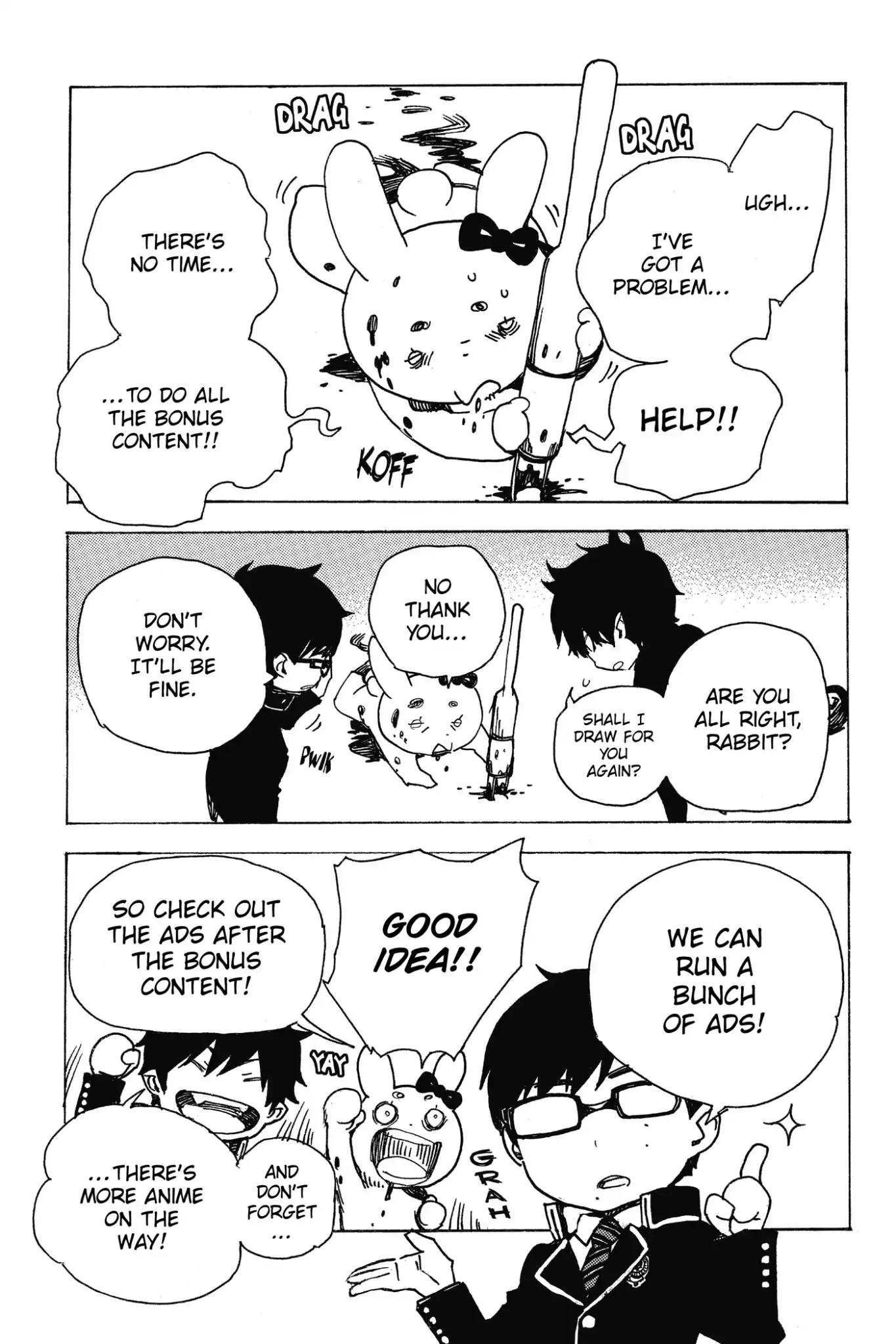 Ao no Exorcist Chapter 78 page 35 - Chapter 78: As If Begging for Tears