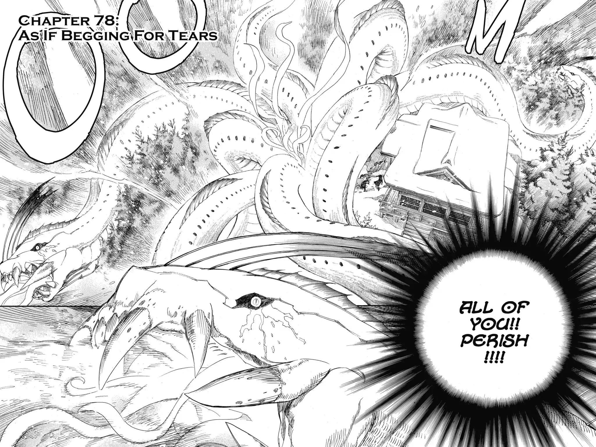 Ao no Exorcist Chapter 78 page 6 - Chapter 78: As If Begging for Tears