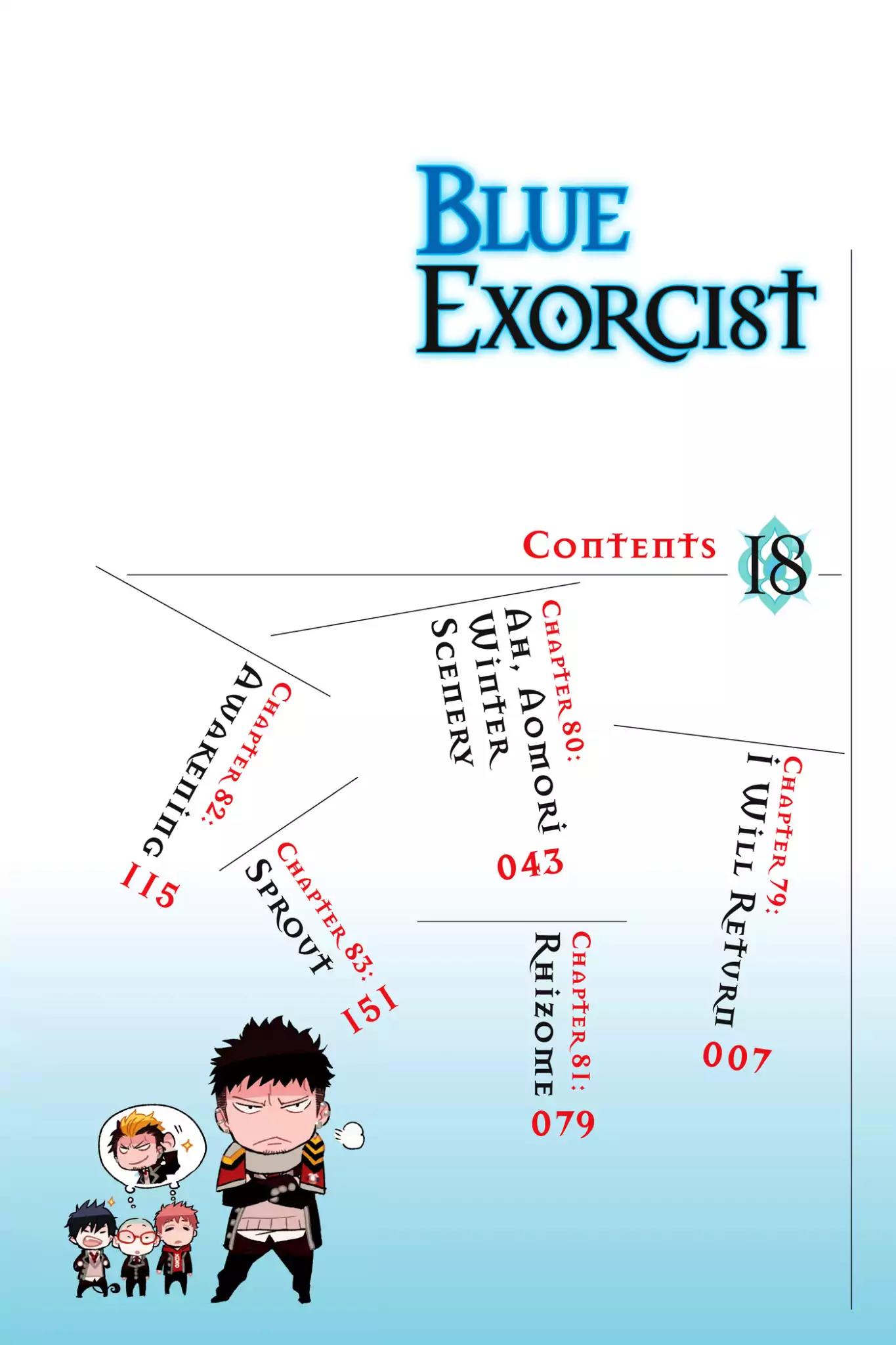 Ao no Exorcist Chapter 79 page 3 - Chapter 79: I Will Return