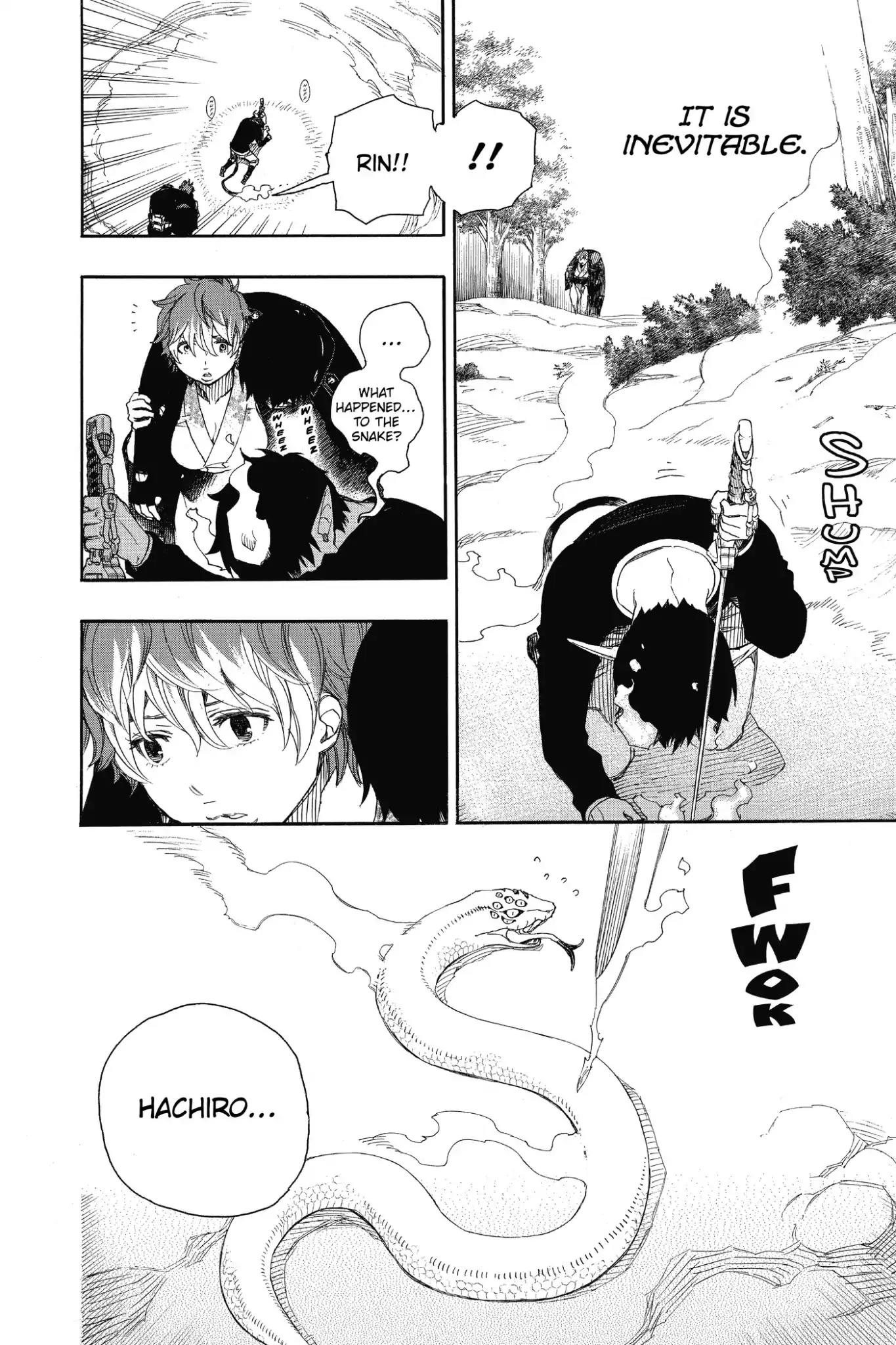 Ao no Exorcist Chapter 79 page 37 - Chapter 79: I Will Return