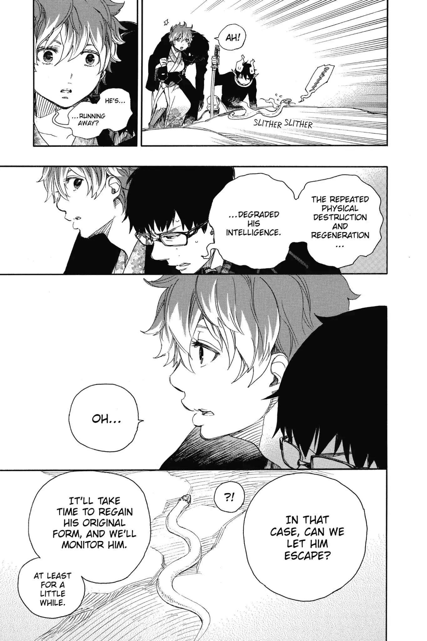Ao no Exorcist Chapter 79 page 38 - Chapter 79: I Will Return