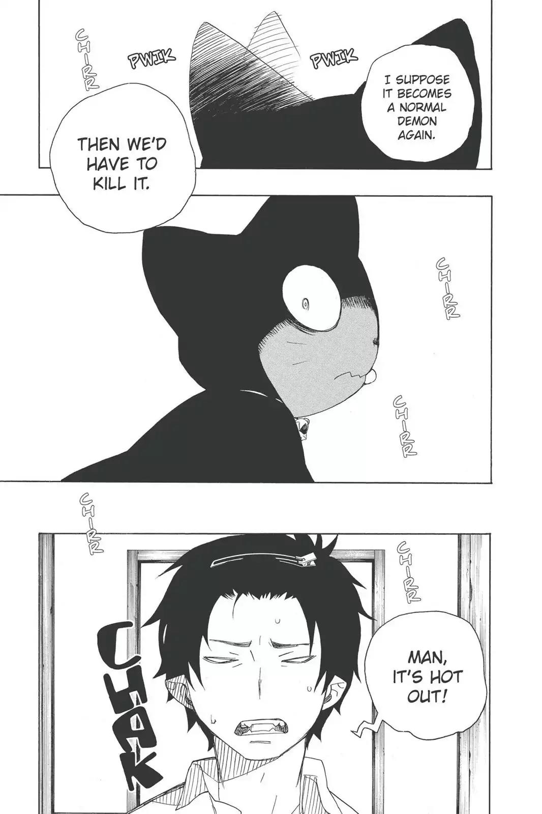 Ao no Exorcist Chapter 8 page 13 - Chapter 8: Black Cat
