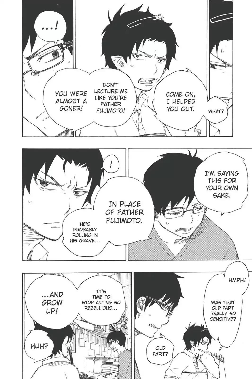 Ao no Exorcist Chapter 8 page 18 - Chapter 8: Black Cat
