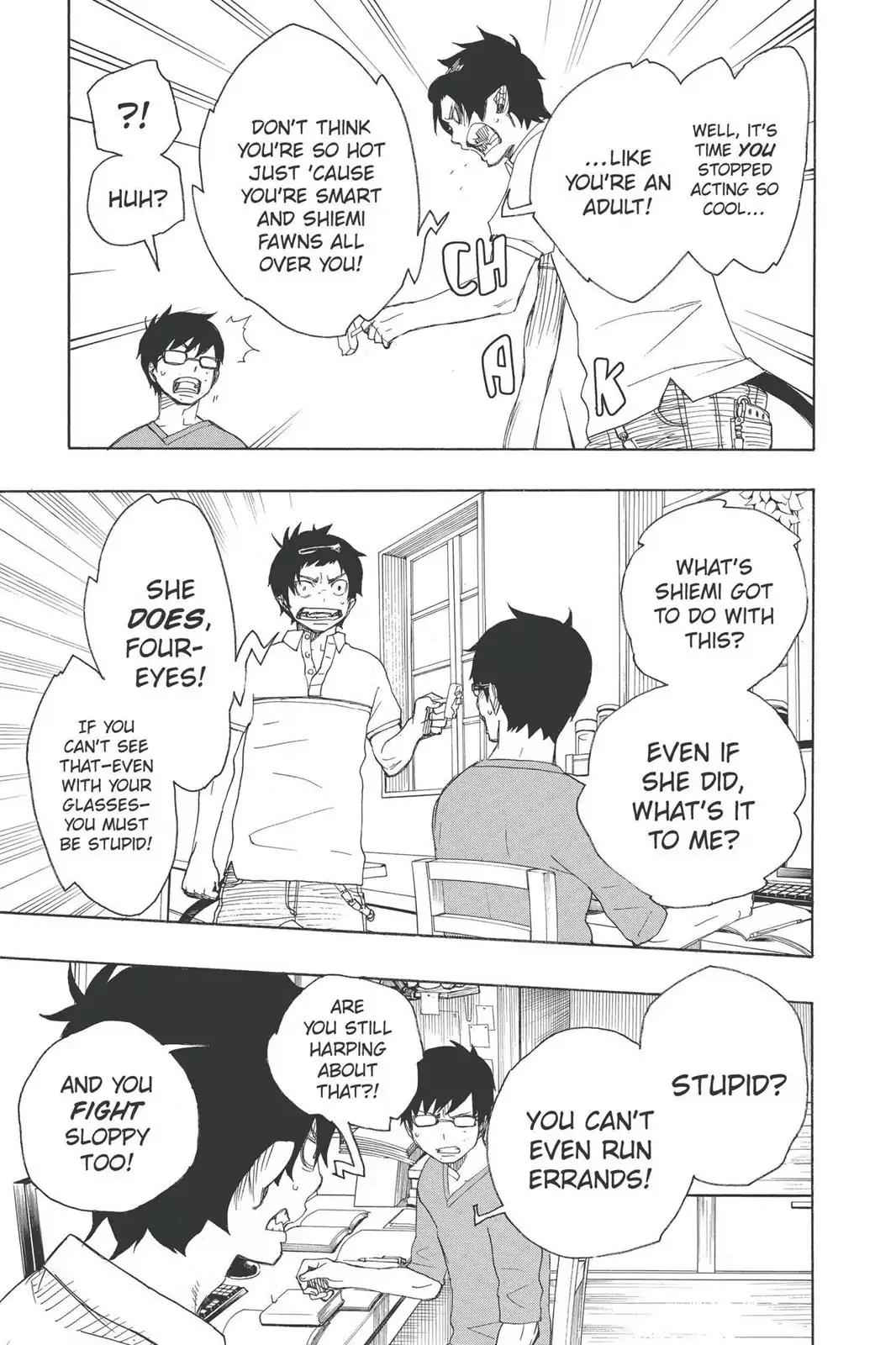 Ao no Exorcist Chapter 8 page 19 - Chapter 8: Black Cat