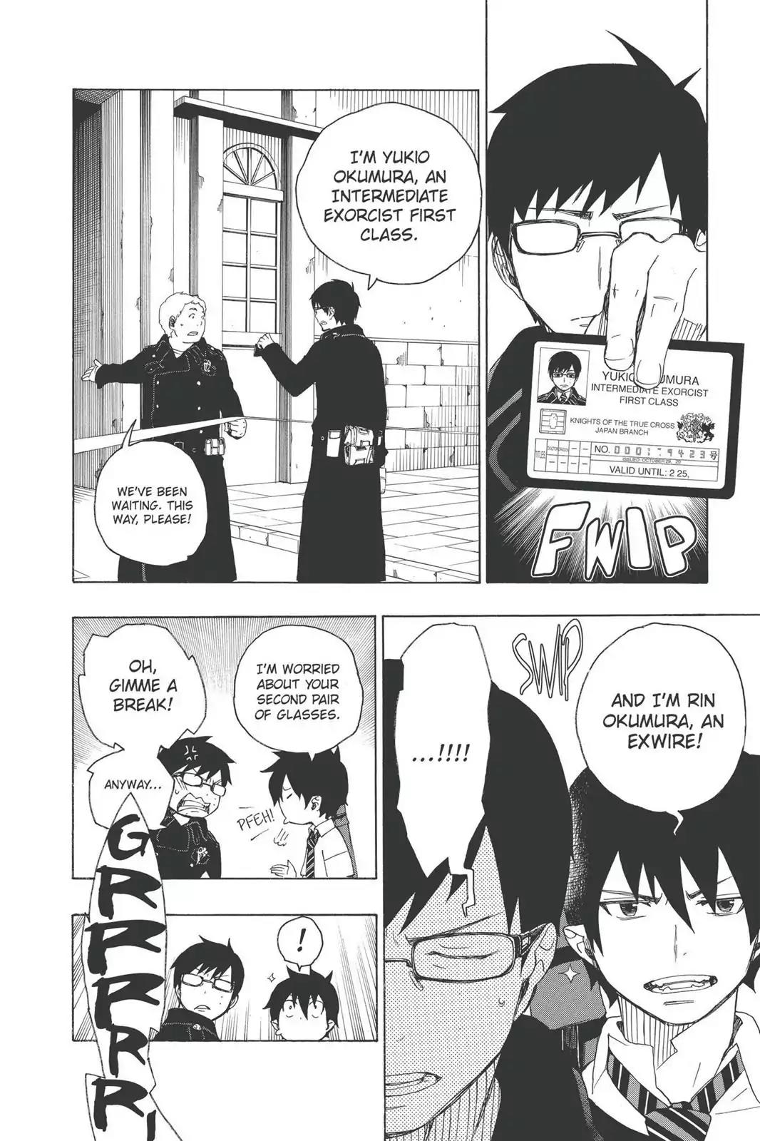 Ao no Exorcist Chapter 8 page 24 - Chapter 8: Black Cat