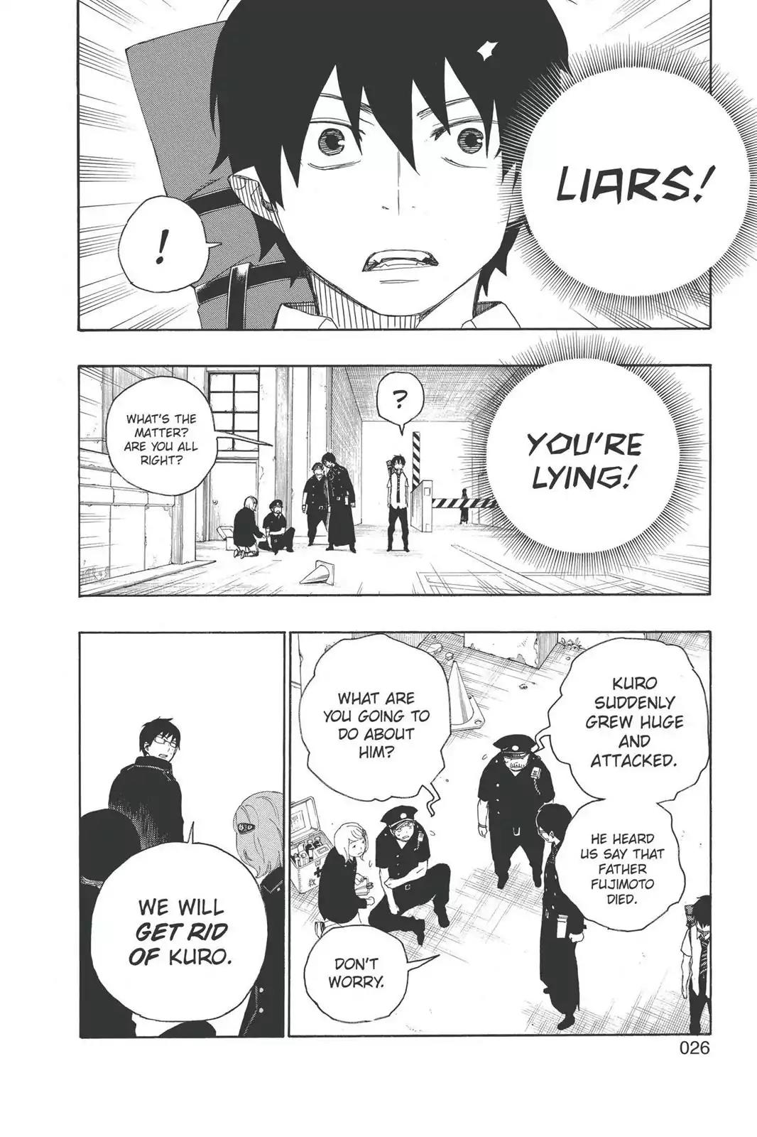 Ao no Exorcist Chapter 8 page 26 - Chapter 8: Black Cat