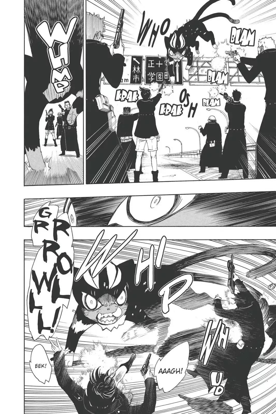 Ao no Exorcist Chapter 8 page 28 - Chapter 8: Black Cat