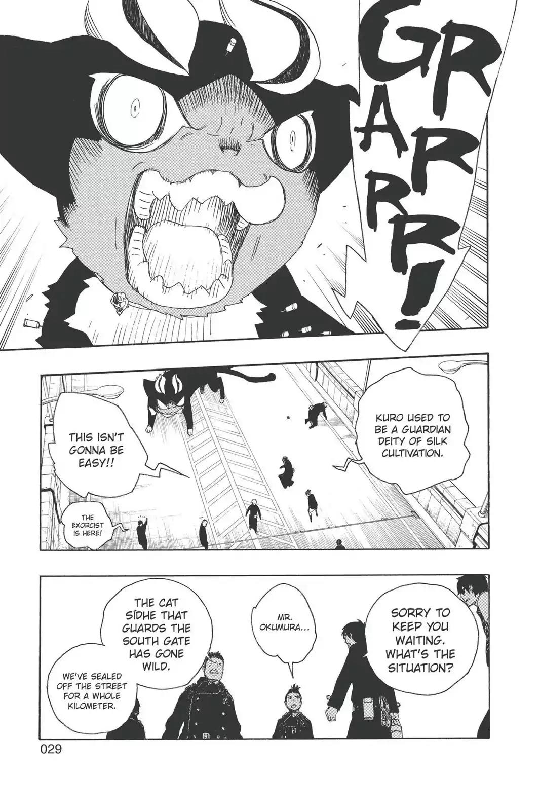 Ao no Exorcist Chapter 8 page 29 - Chapter 8: Black Cat