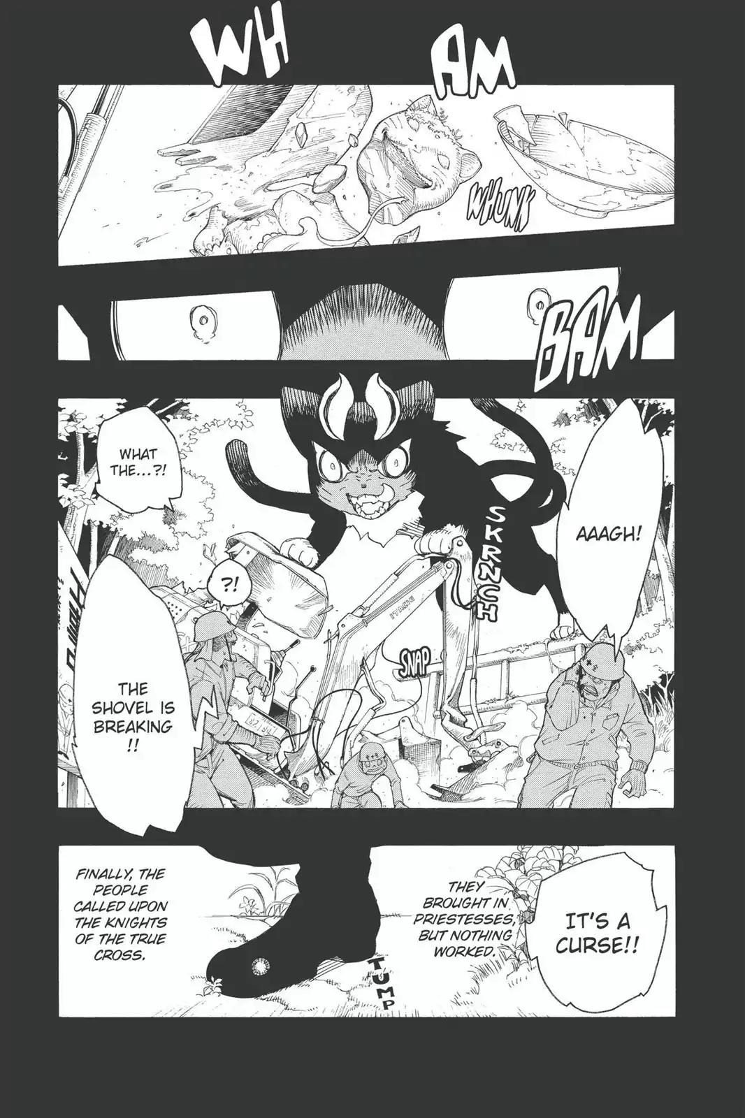 Ao no Exorcist Chapter 8 page 33 - Chapter 8: Black Cat