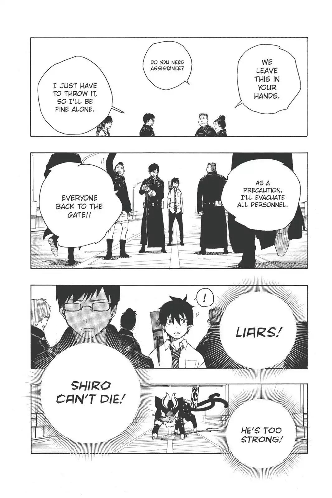 Ao no Exorcist Chapter 8 page 36 - Chapter 8: Black Cat
