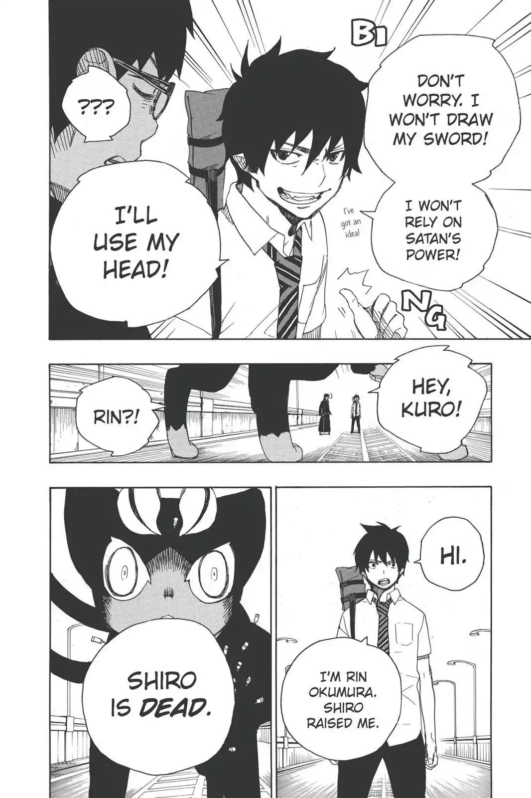 Ao no Exorcist Chapter 8 page 40 - Chapter 8: Black Cat