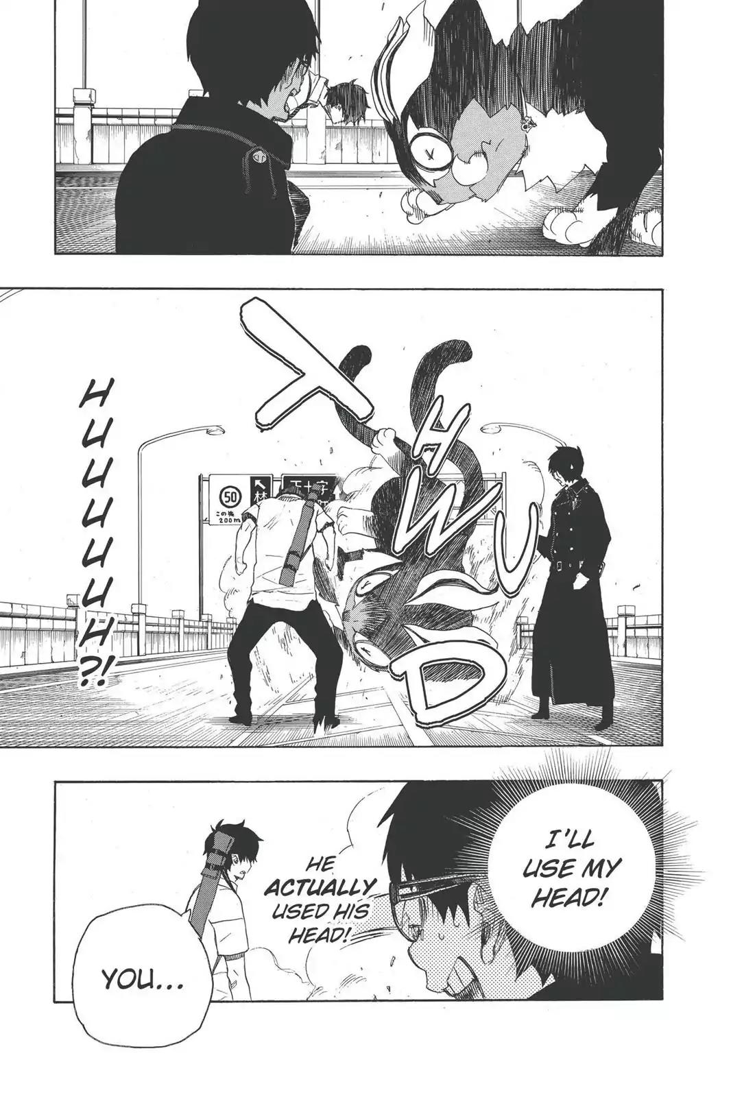 Ao no Exorcist Chapter 8 page 43 - Chapter 8: Black Cat