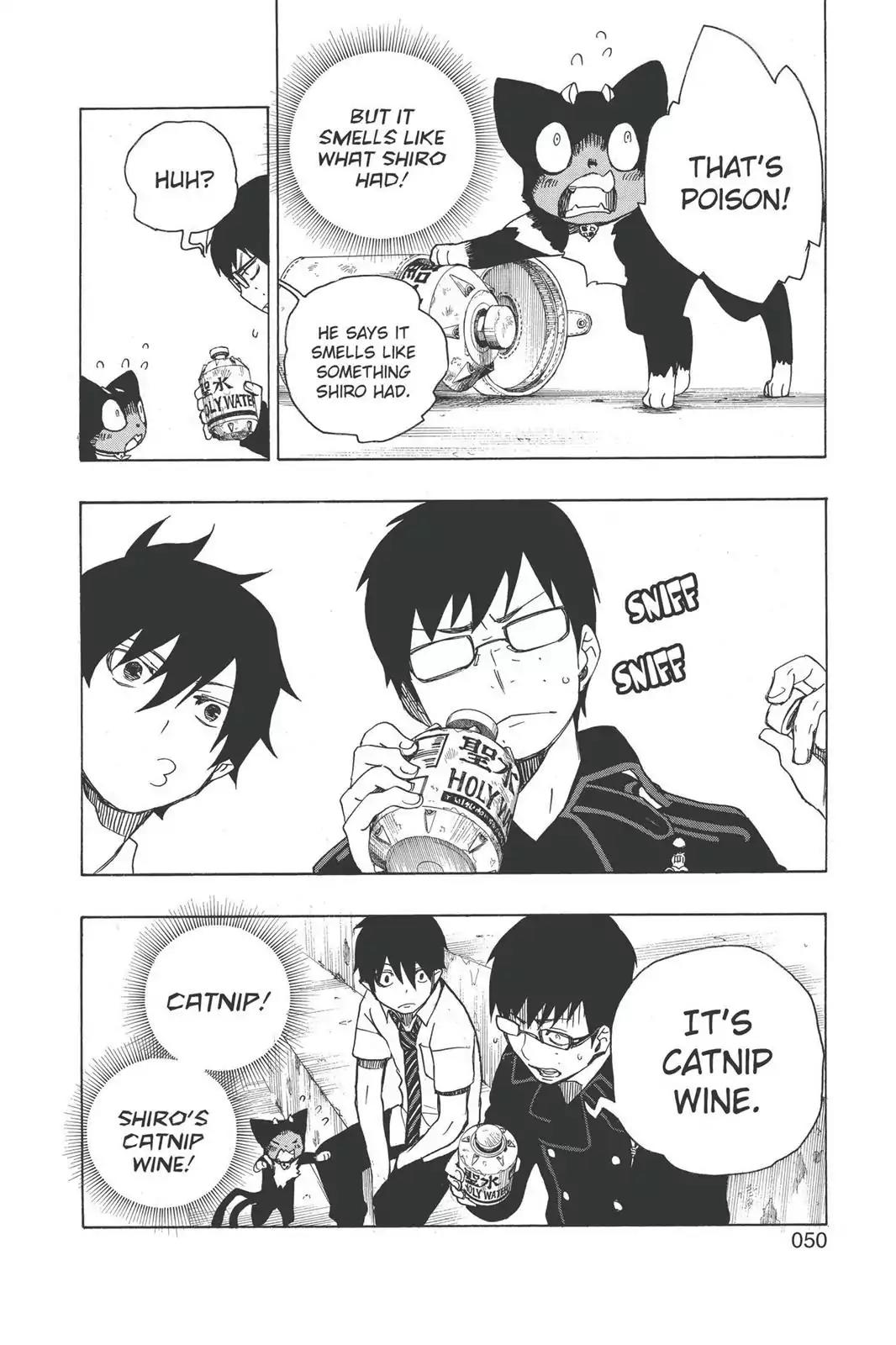Ao no Exorcist Chapter 8 page 50 - Chapter 8: Black Cat