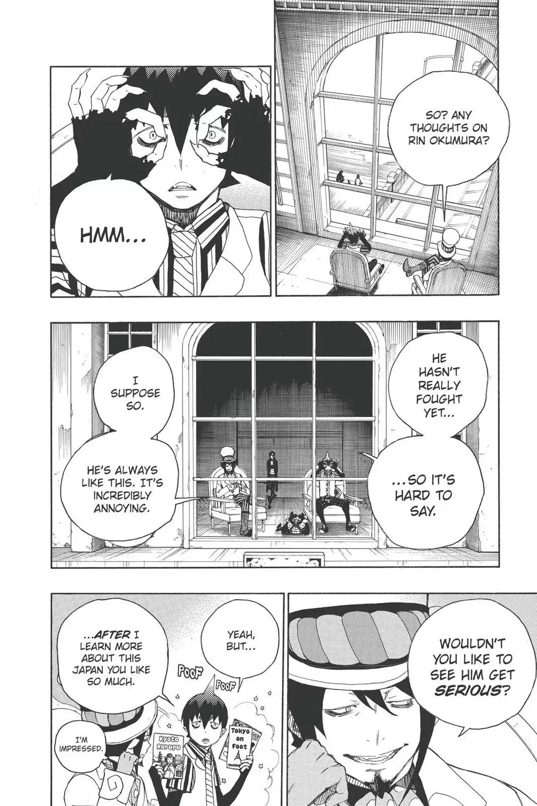 Ao no Exorcist Chapter 8 page 52 - Chapter 8: Black Cat