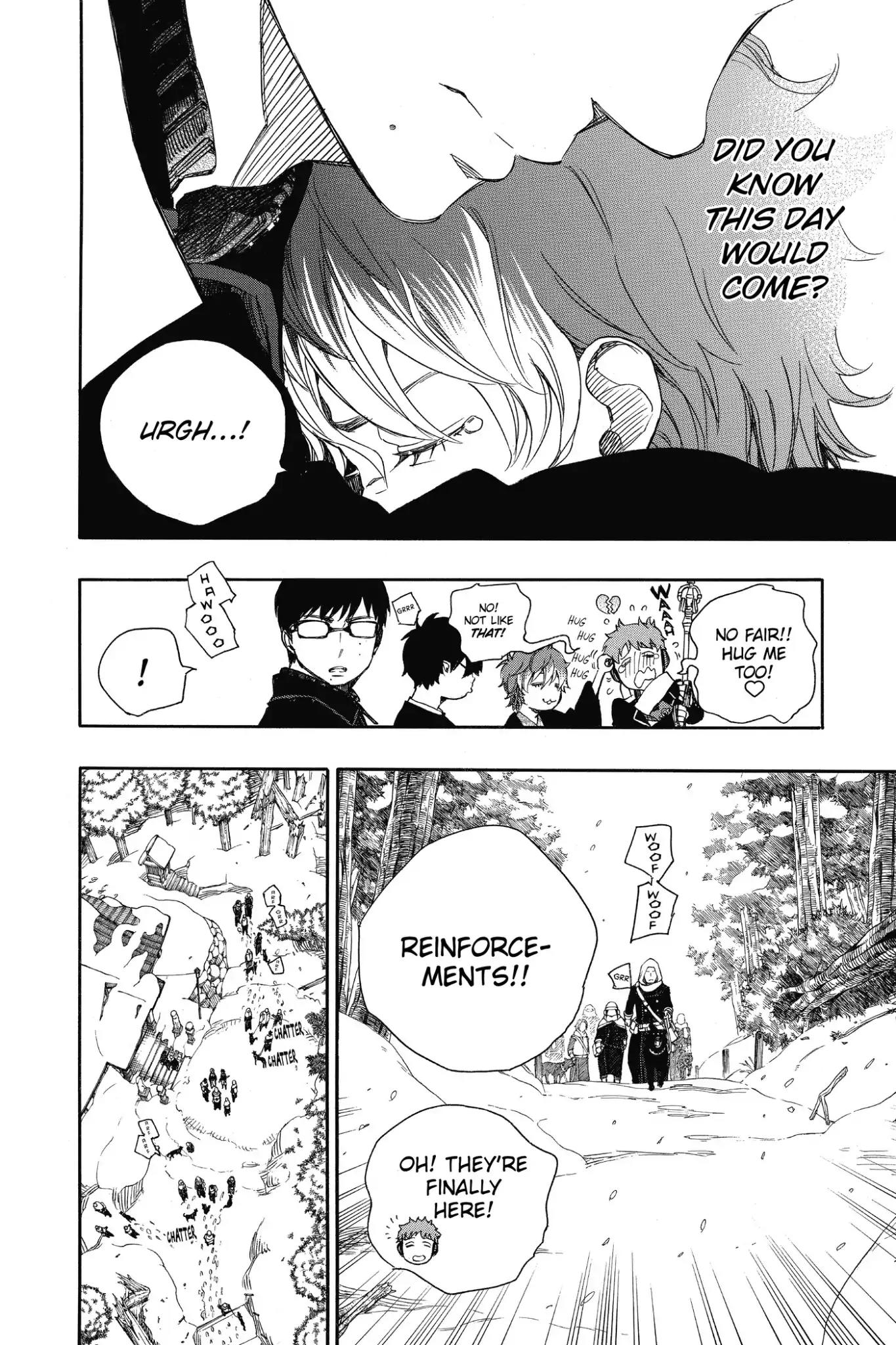 Ao no Exorcist Chapter 80 page 12 - Chapter 80: Ah, Aomori Winter Scenery