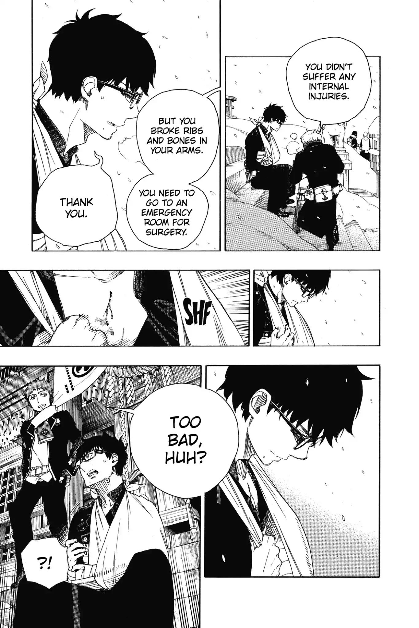 Ao no Exorcist Chapter 80 page 13 - Chapter 80: Ah, Aomori Winter Scenery
