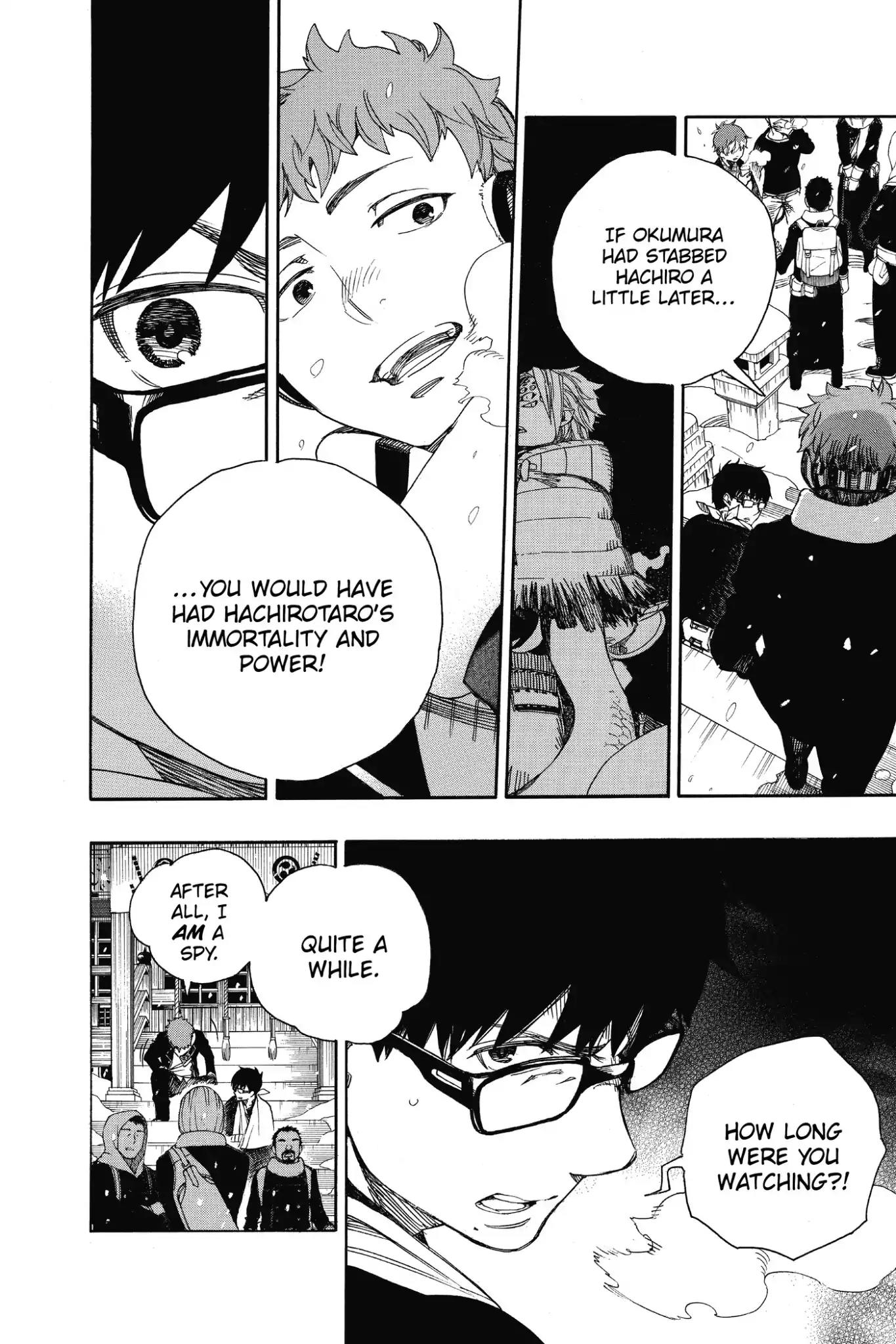 Ao no Exorcist Chapter 80 page 14 - Chapter 80: Ah, Aomori Winter Scenery