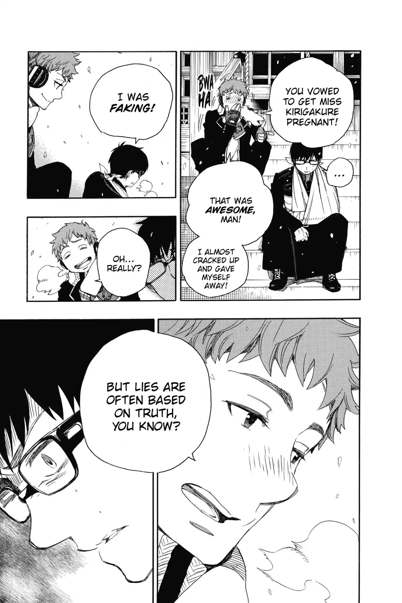 Ao no Exorcist Chapter 80 page 15 - Chapter 80: Ah, Aomori Winter Scenery
