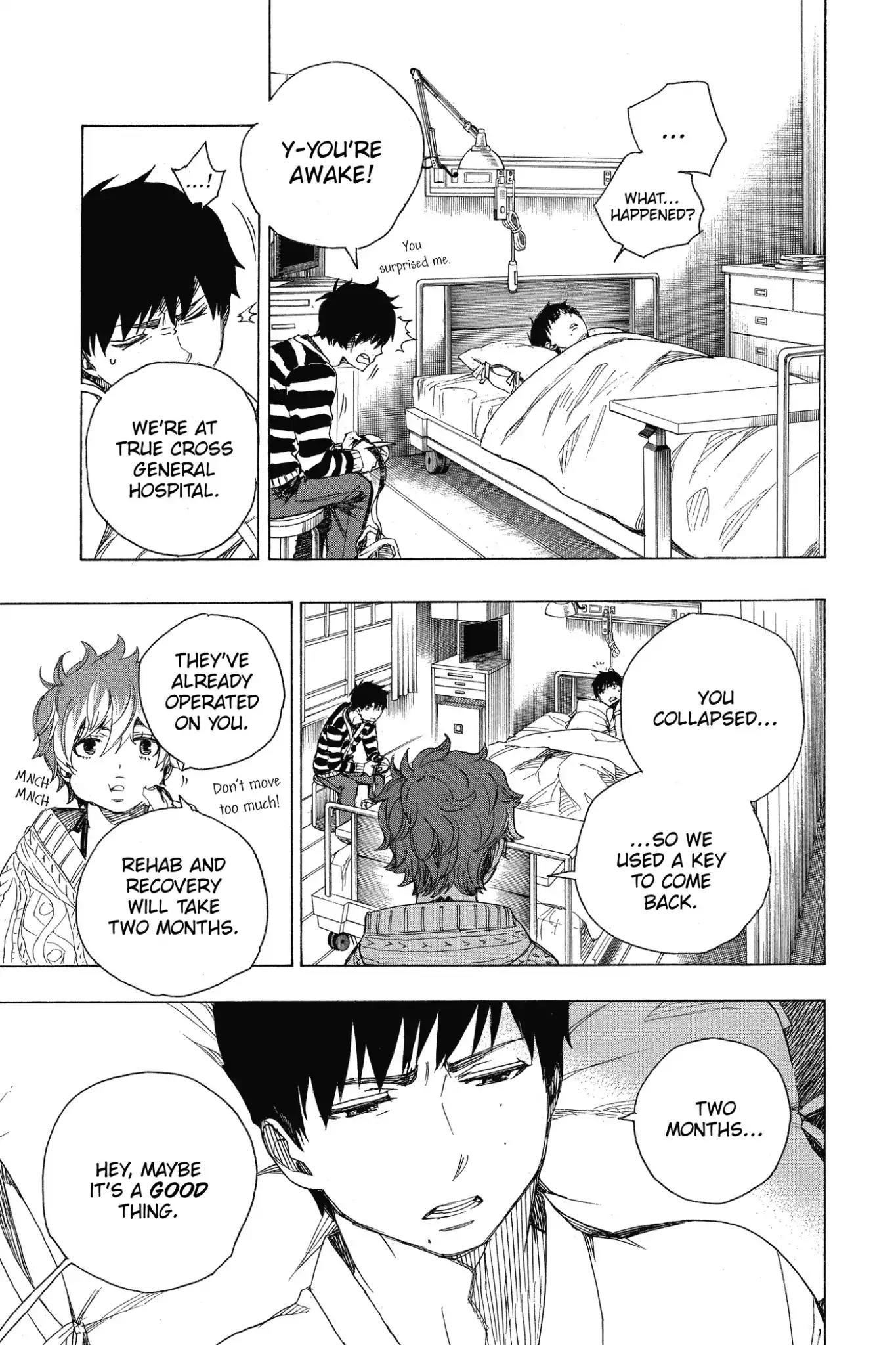 Ao no Exorcist Chapter 80 page 19 - Chapter 80: Ah, Aomori Winter Scenery