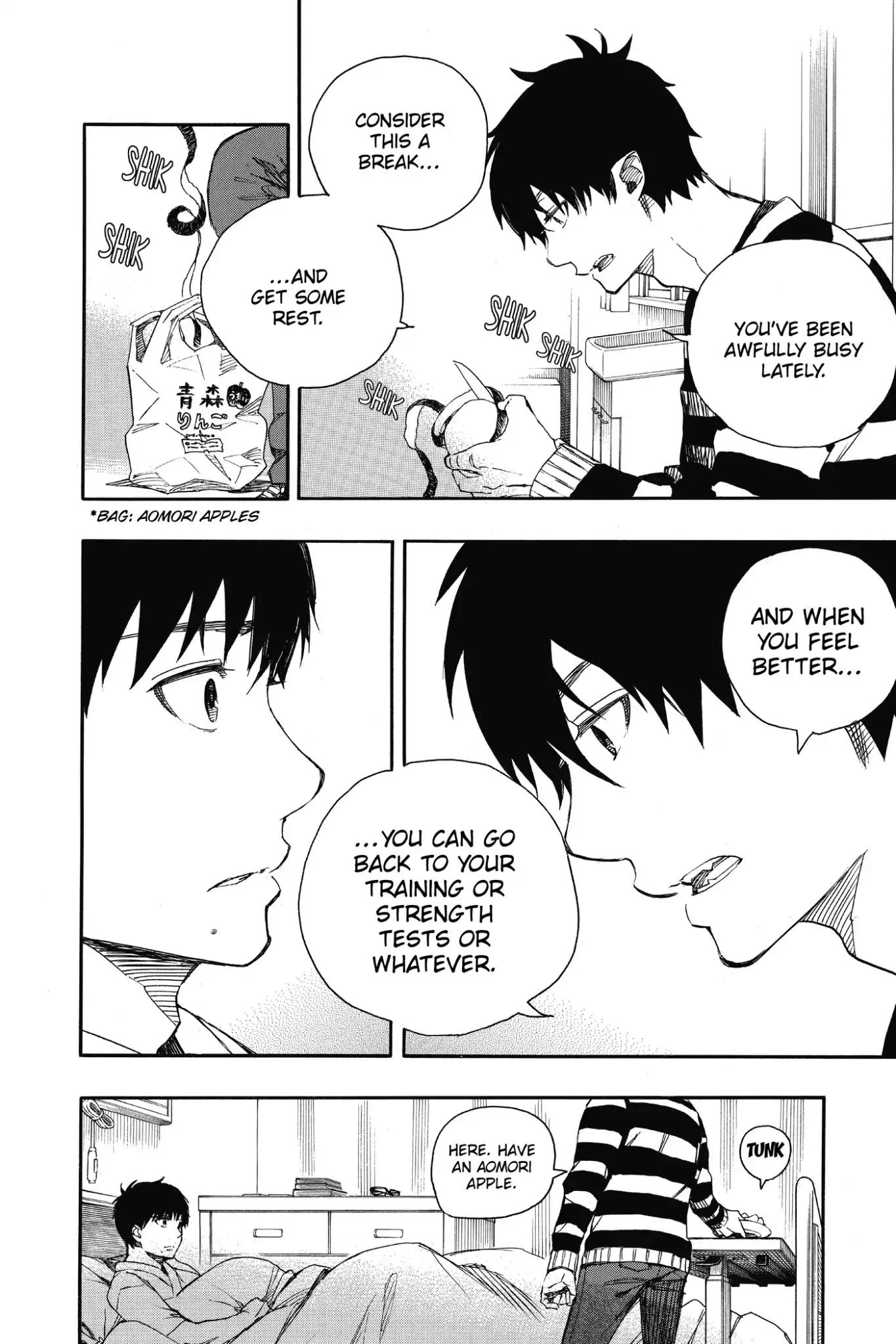 Ao no Exorcist Chapter 80 page 20 - Chapter 80: Ah, Aomori Winter Scenery