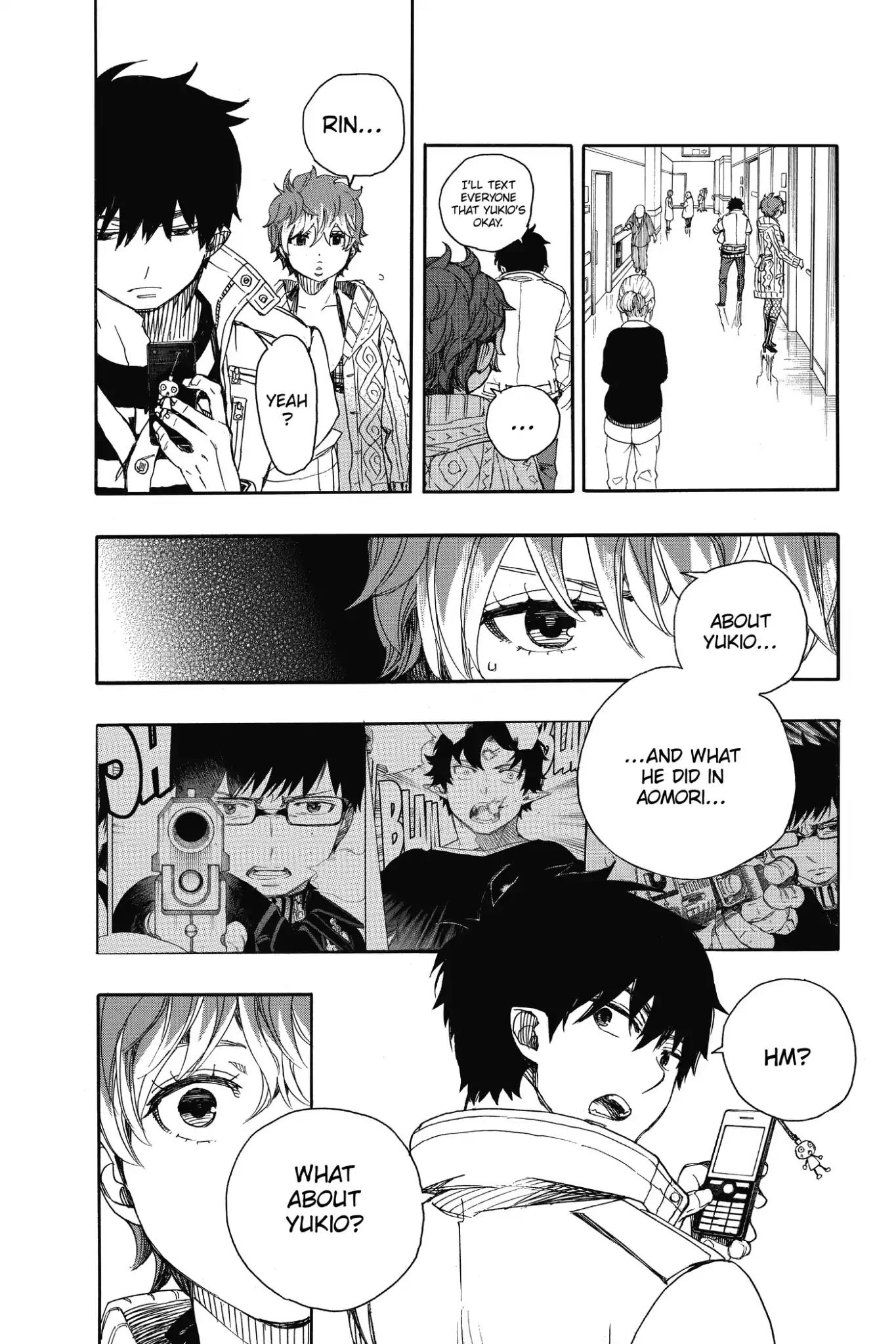 Ao no Exorcist Chapter 80 page 22 - Chapter 80: Ah, Aomori Winter Scenery