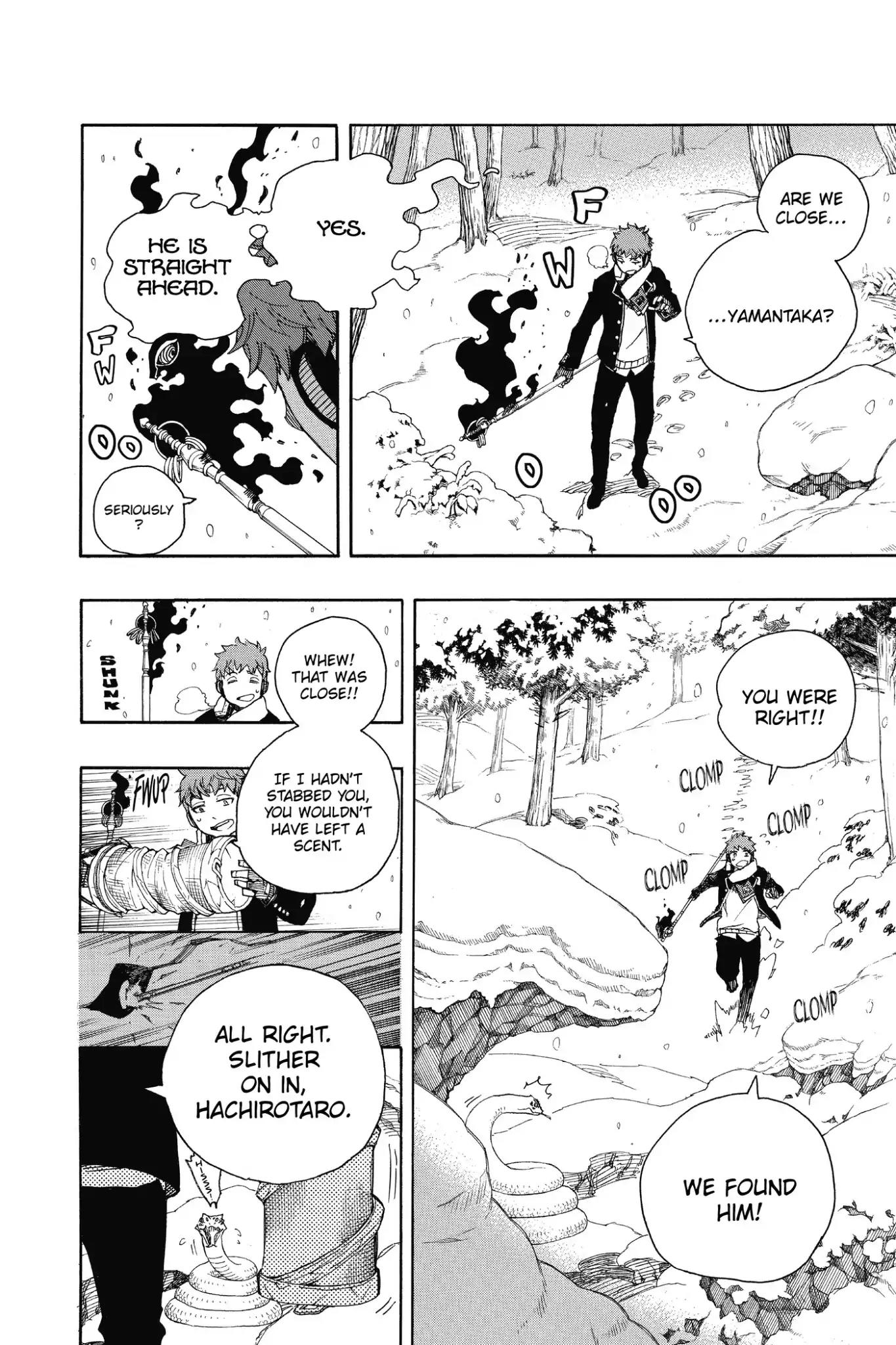 Ao no Exorcist Chapter 80 page 24 - Chapter 80: Ah, Aomori Winter Scenery