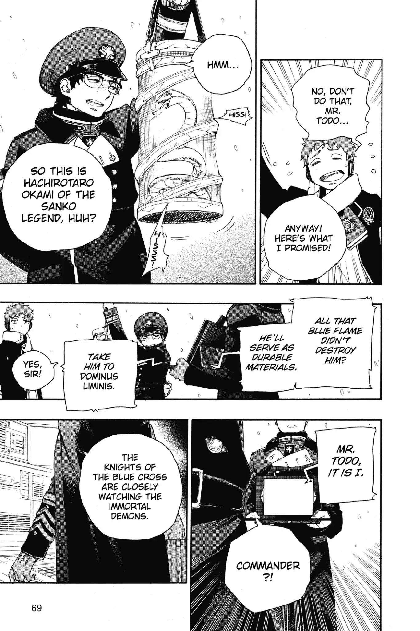Ao no Exorcist Chapter 80 page 27 - Chapter 80: Ah, Aomori Winter Scenery