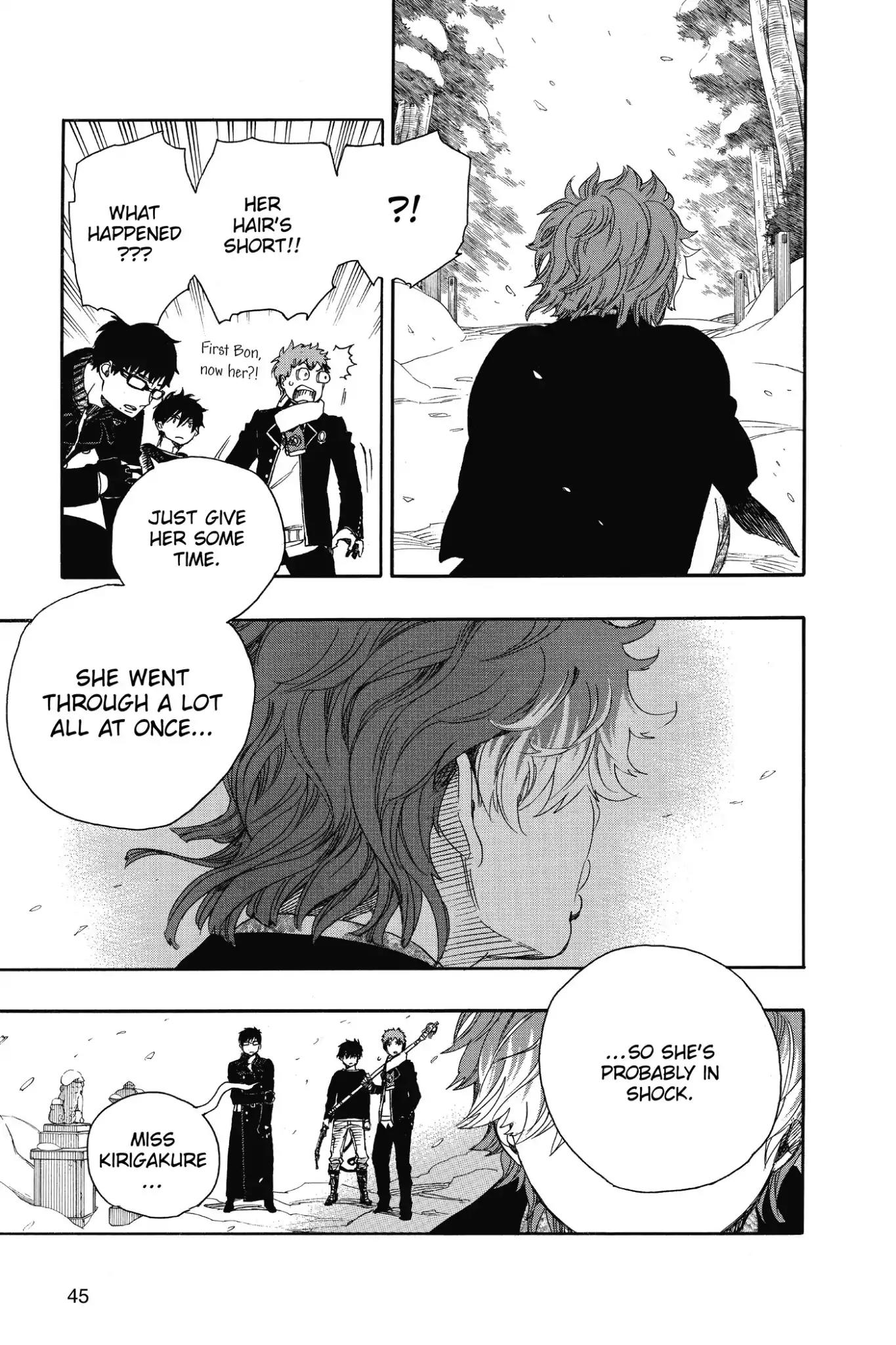 Ao no Exorcist Chapter 80 page 3 - Chapter 80: Ah, Aomori Winter Scenery