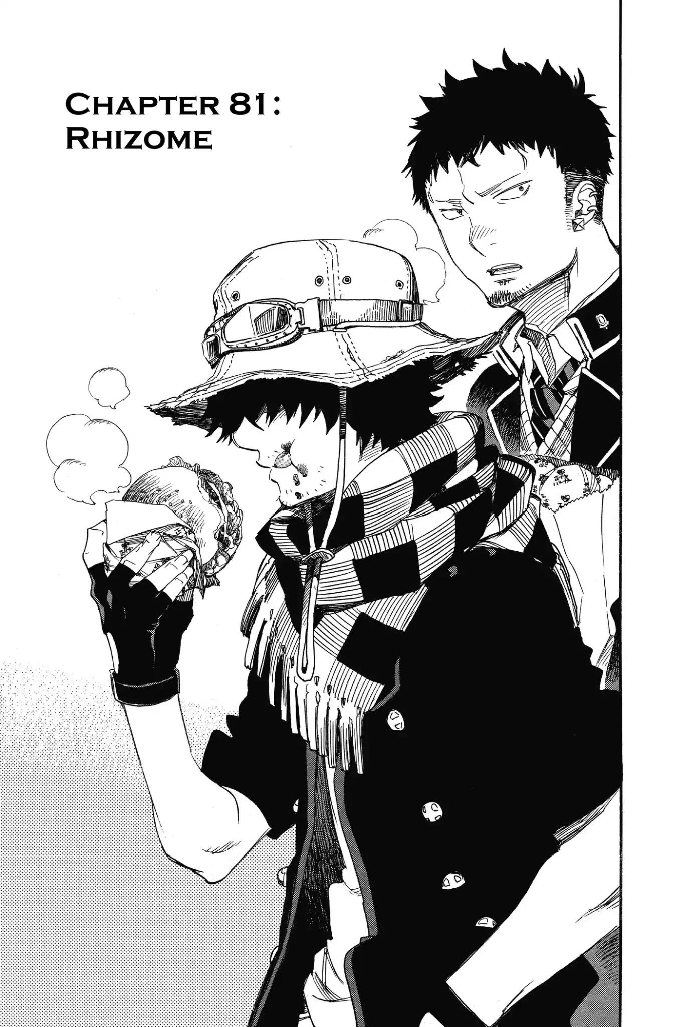 Ao no Exorcist Chapter 81 page 1 - Chapter 81: Rhizome