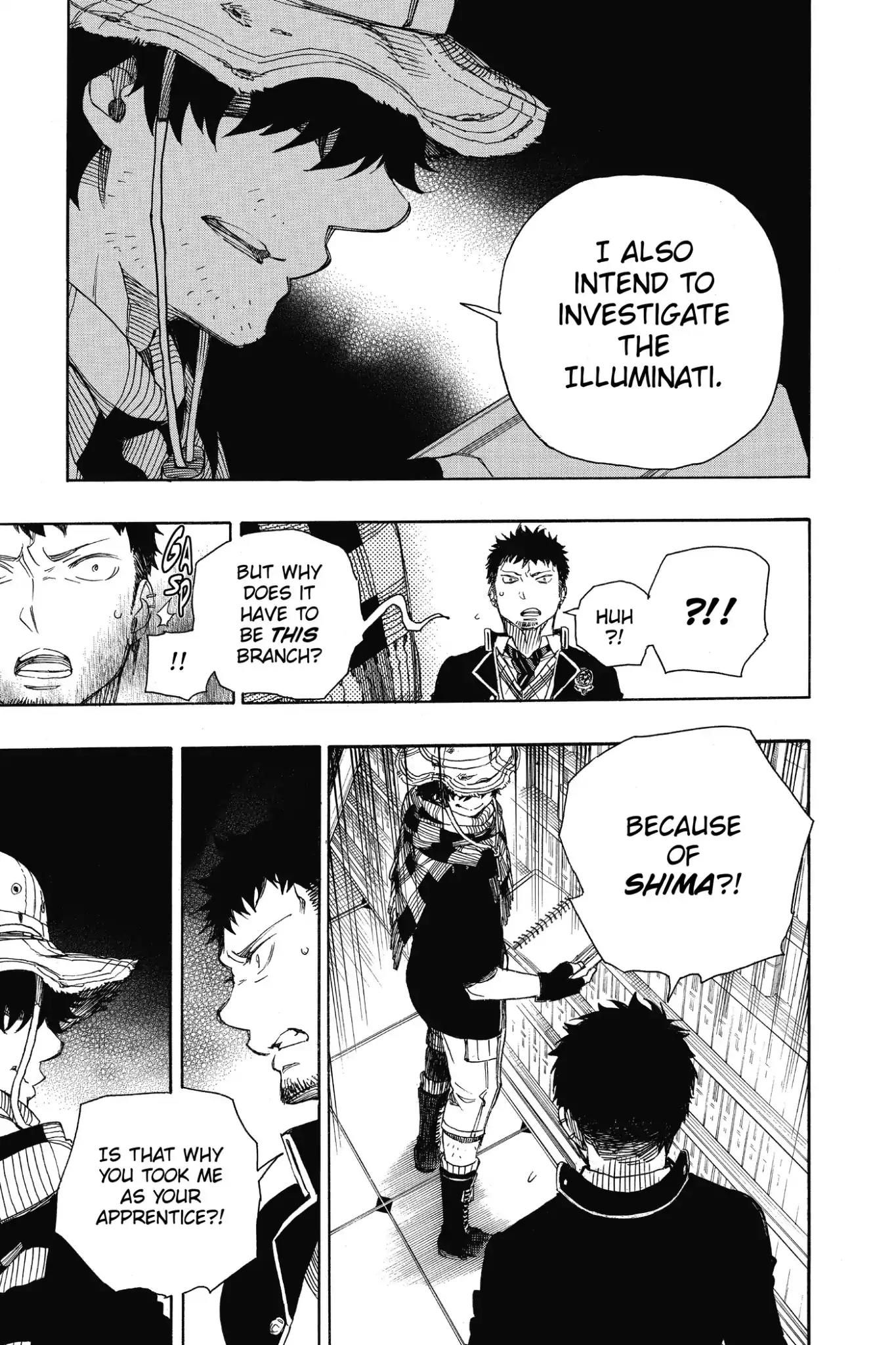 Ao no Exorcist Chapter 81 page 18 - Chapter 81: Rhizome
