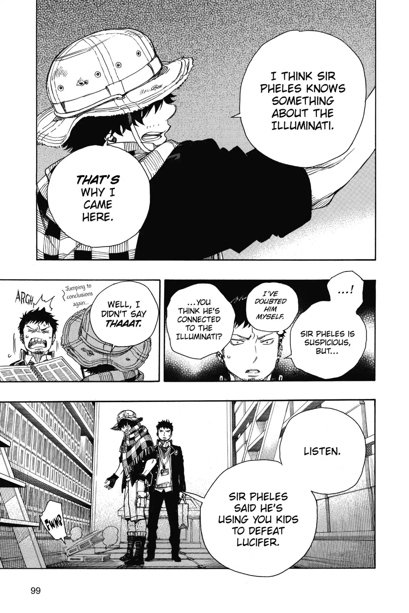 Ao no Exorcist Chapter 81 page 20 - Chapter 81: Rhizome