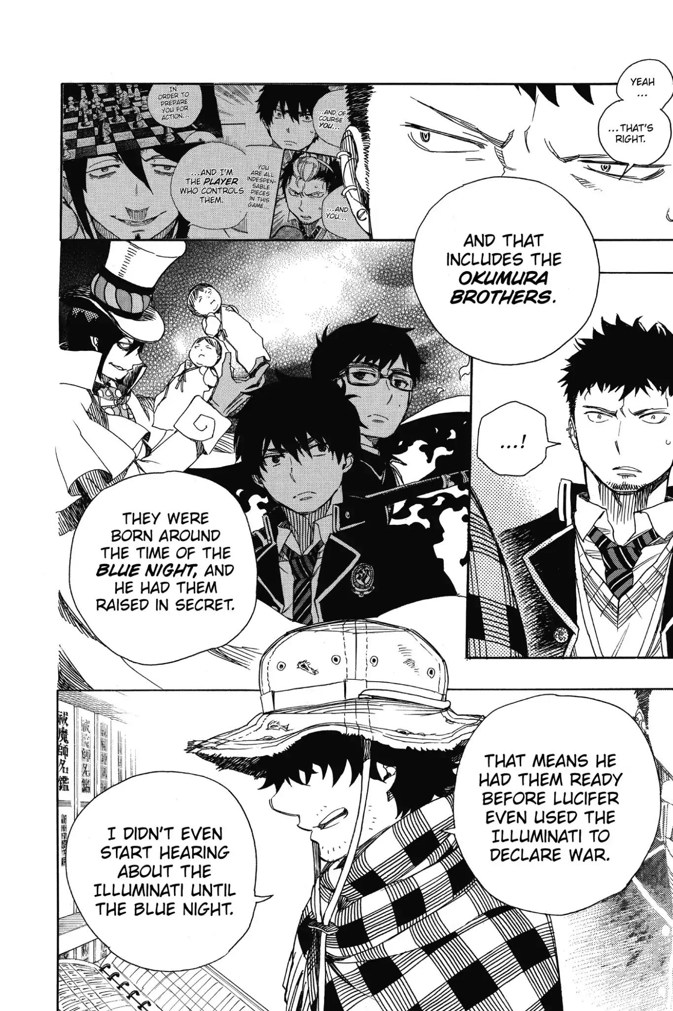 Ao no Exorcist Chapter 81 page 21 - Chapter 81: Rhizome
