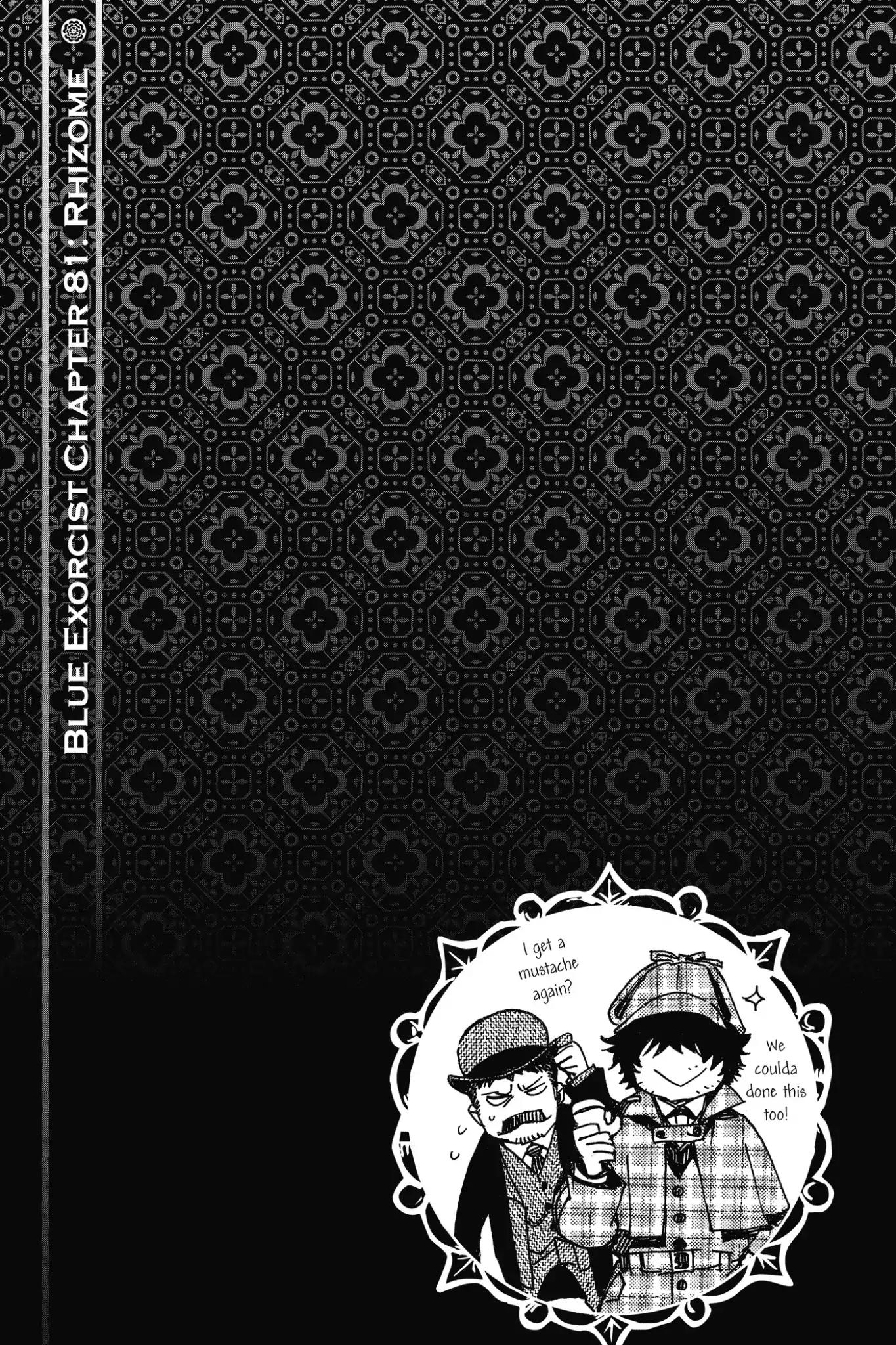 Ao no Exorcist Chapter 81 page 35 - Chapter 81: Rhizome