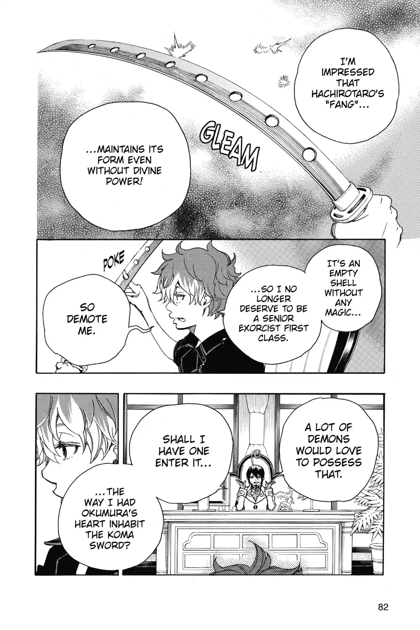 Ao no Exorcist Chapter 81 page 4 - Chapter 81: Rhizome