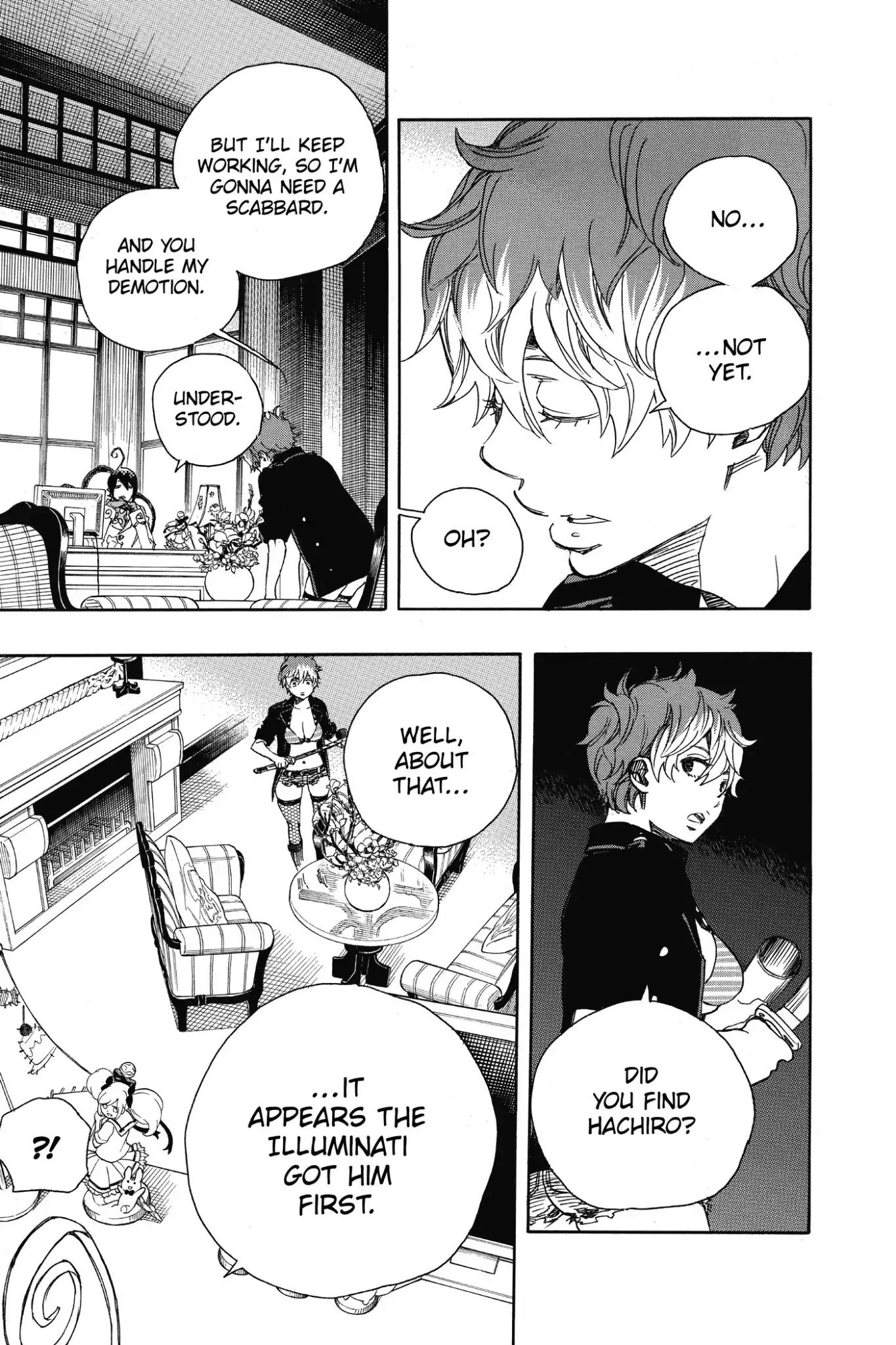 Ao no Exorcist Chapter 81 page 5 - Chapter 81: Rhizome