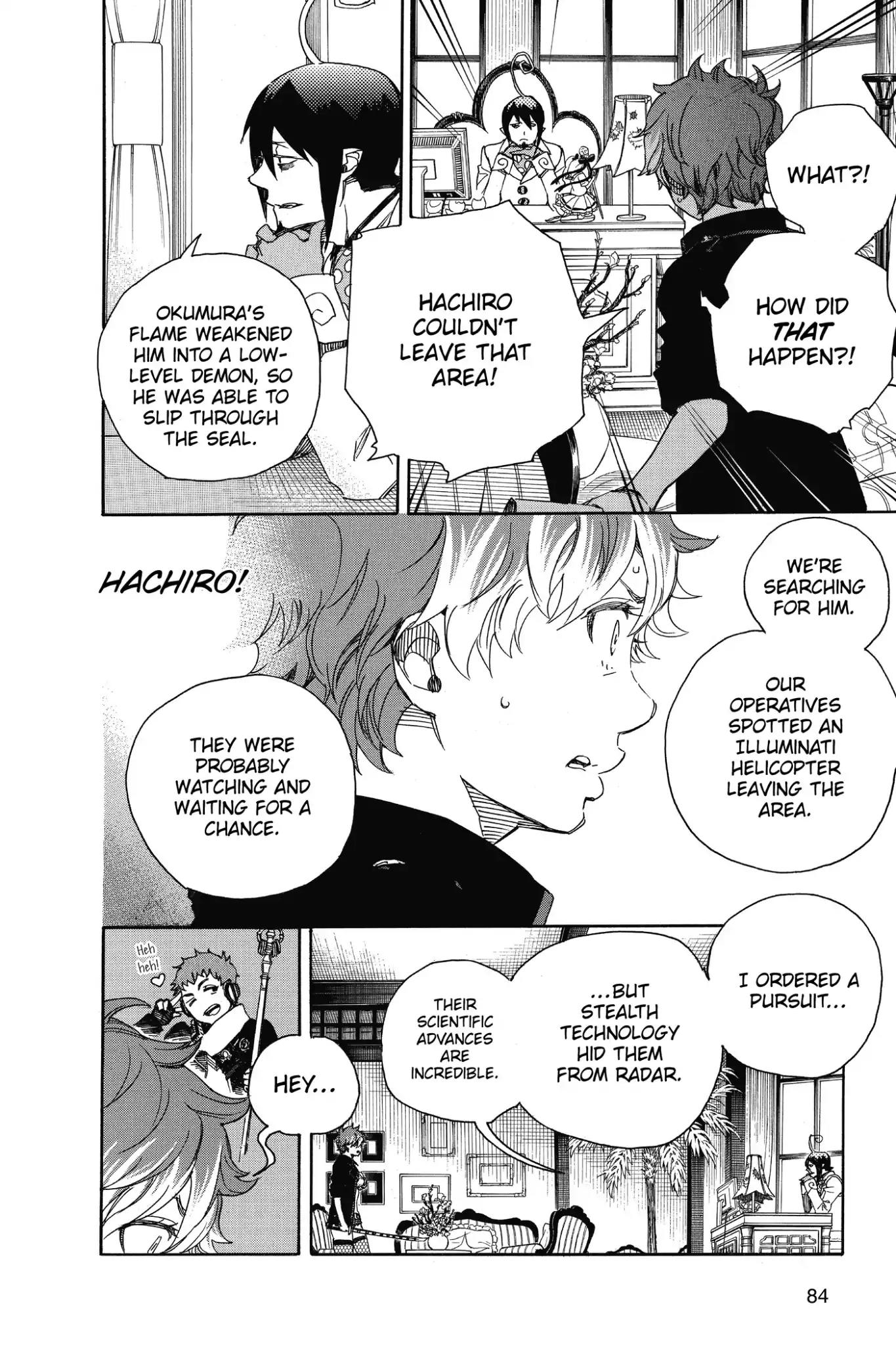 Ao no Exorcist Chapter 81 page 6 - Chapter 81: Rhizome