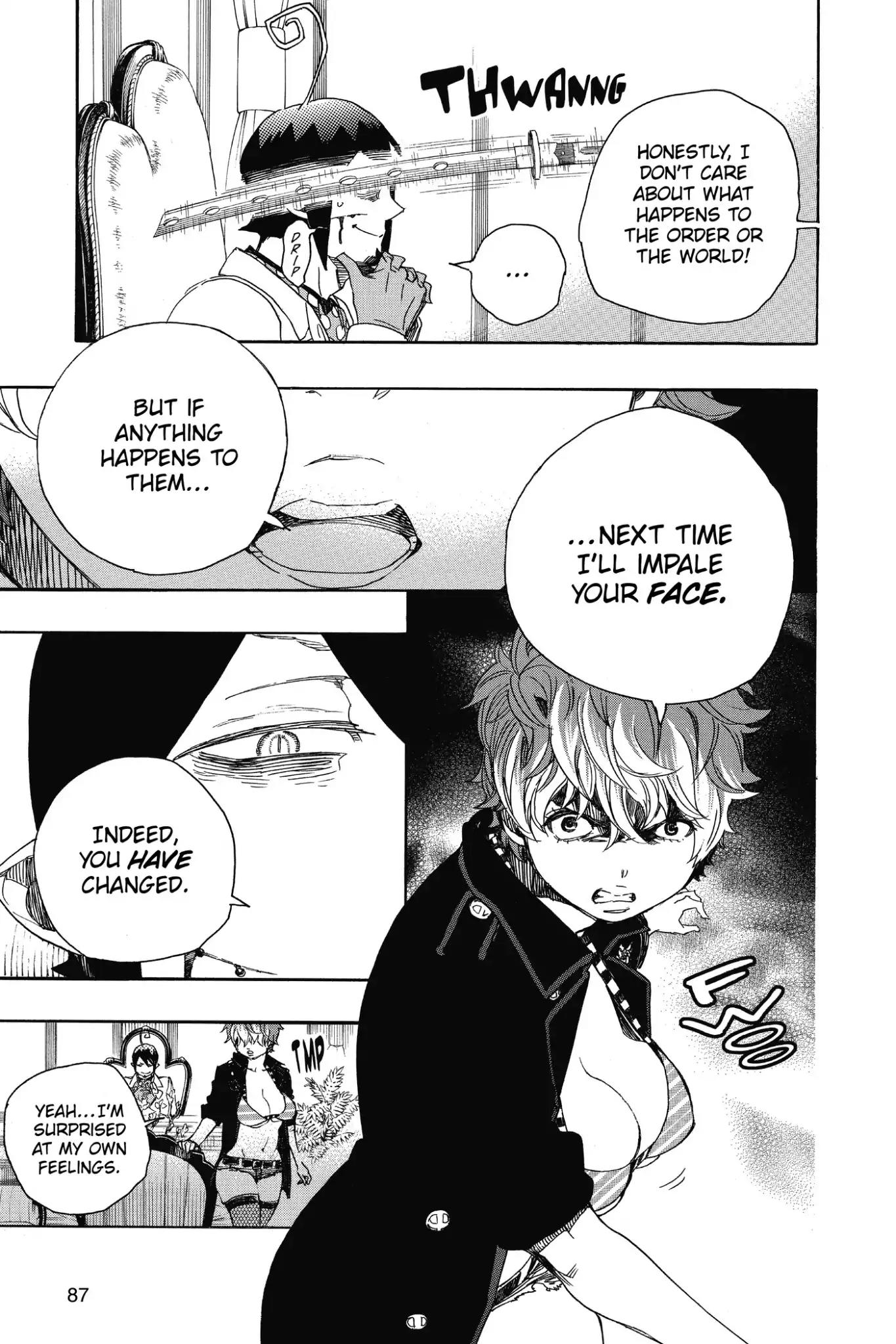 Ao no Exorcist Chapter 81 page 9 - Chapter 81: Rhizome