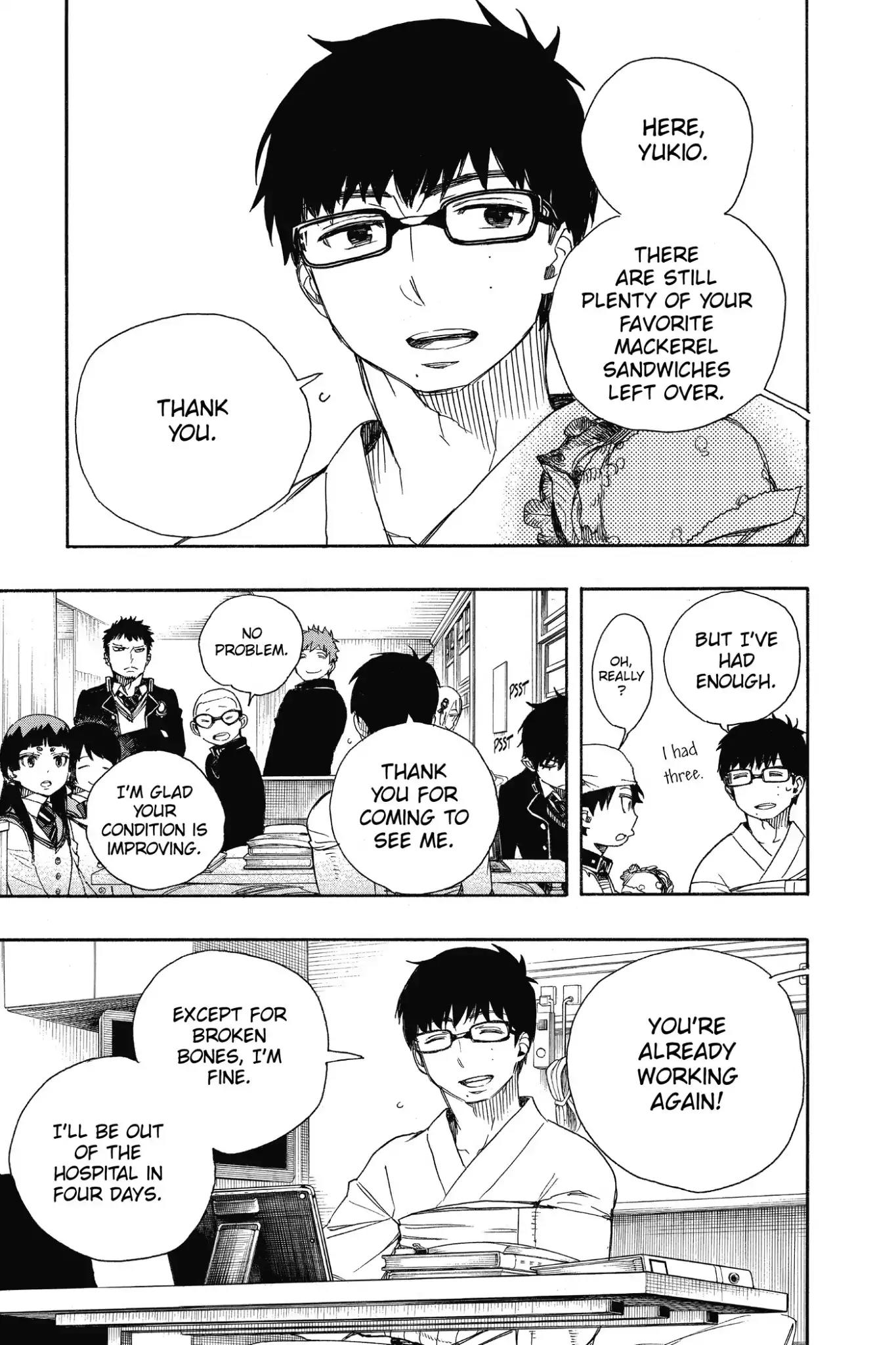 Ao no Exorcist Chapter 82 page 3 - Chapter 82: Awakening